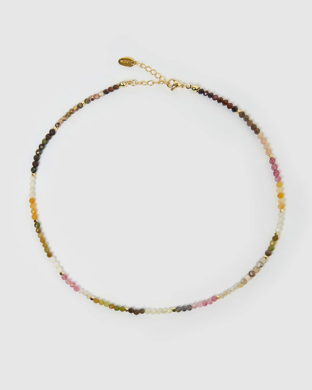 Saffron Gemstone Necklace