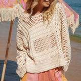 Salty Crochet Knit - Cream