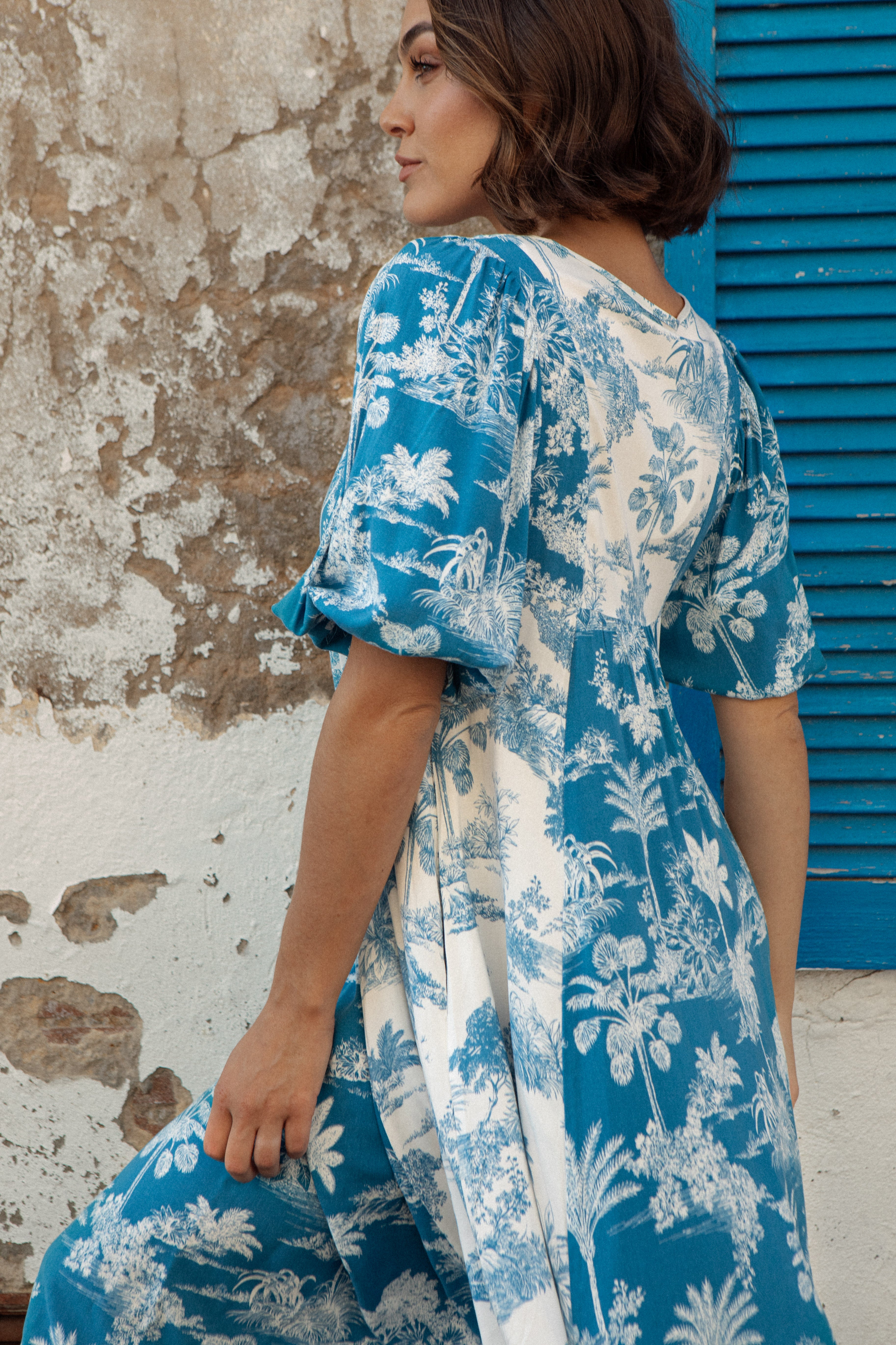 Santorini Dress Rear View