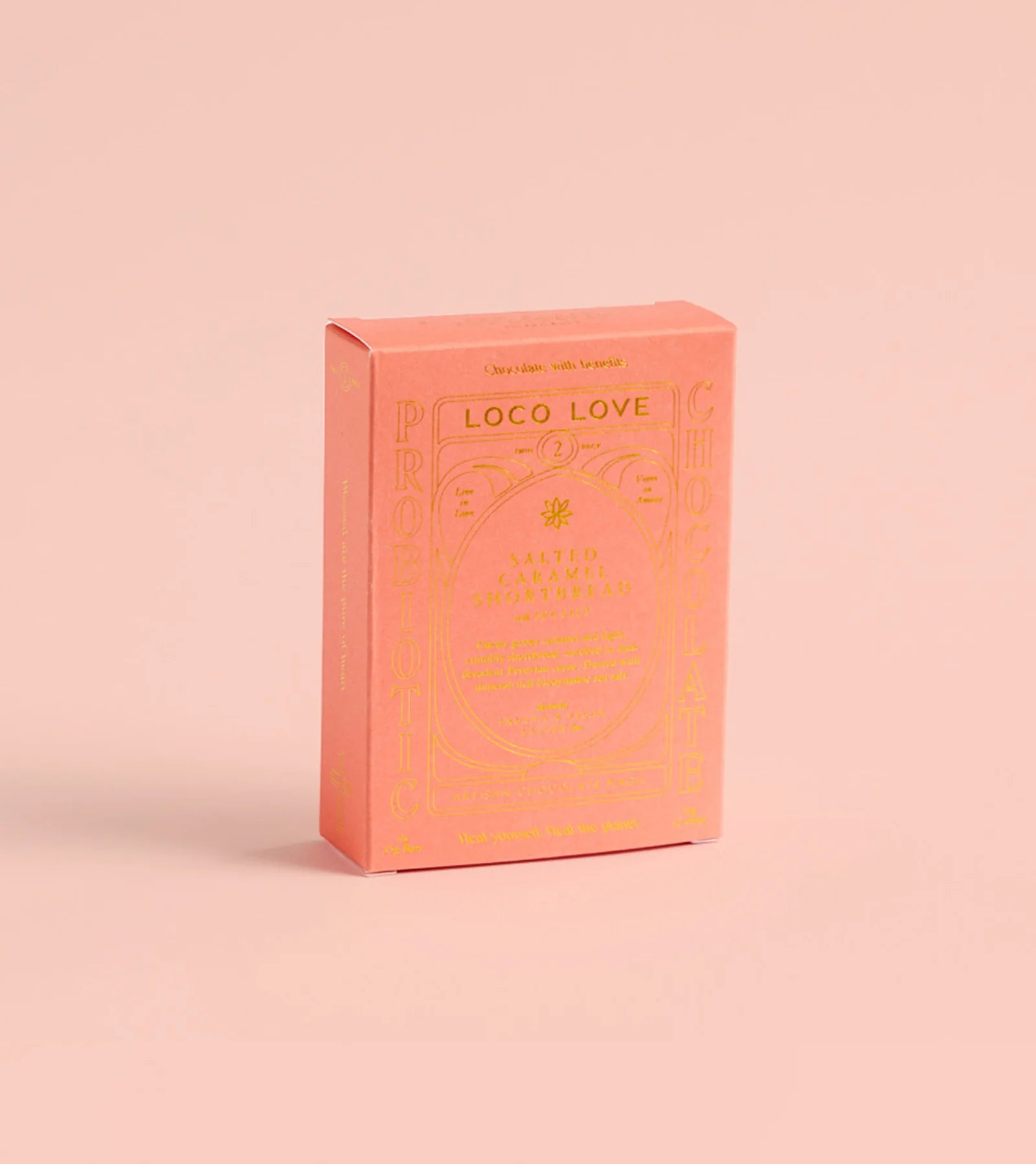 Loco Love Chocolate Twin Pack - Salted Caramel Shortbread