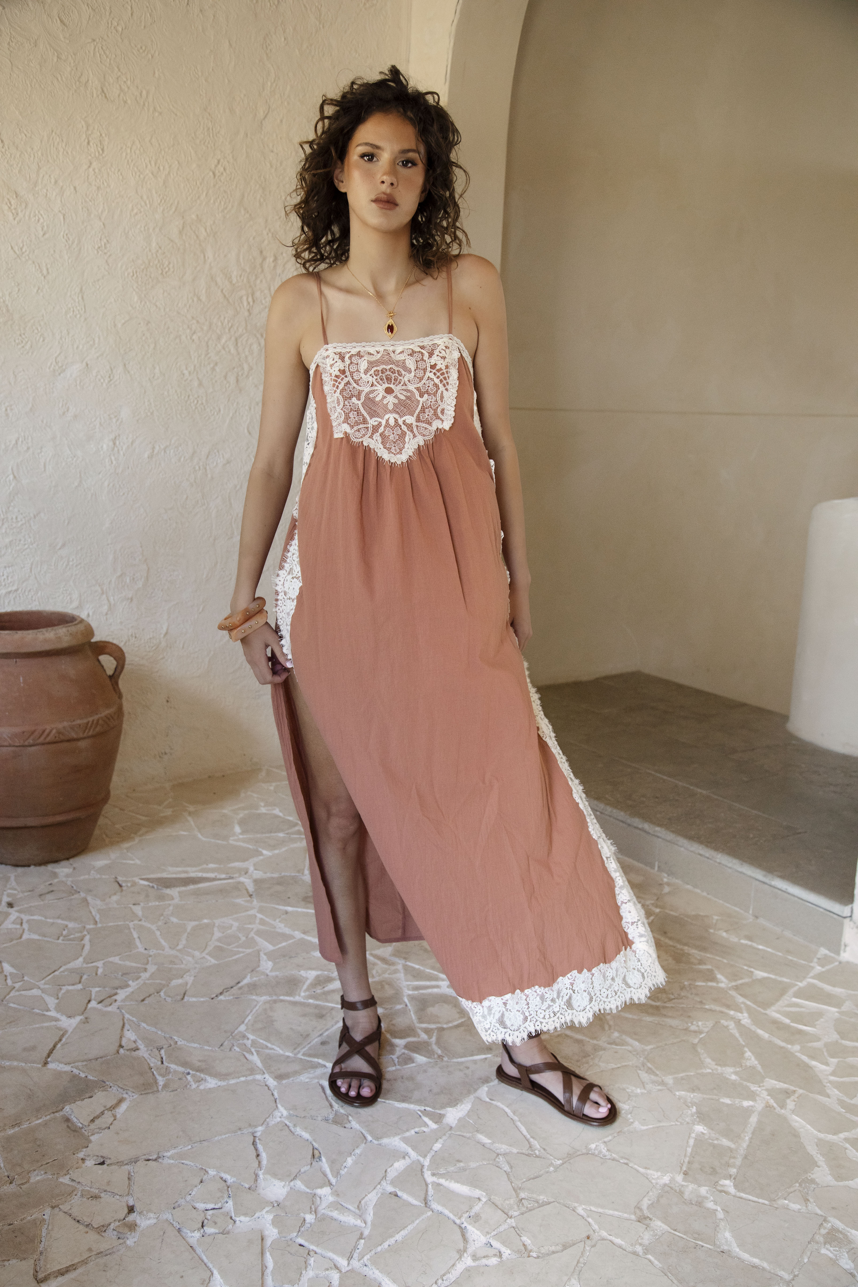 Sienna Lace Slip Dress