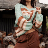 Soren V-Neck Jumper - Pistachio