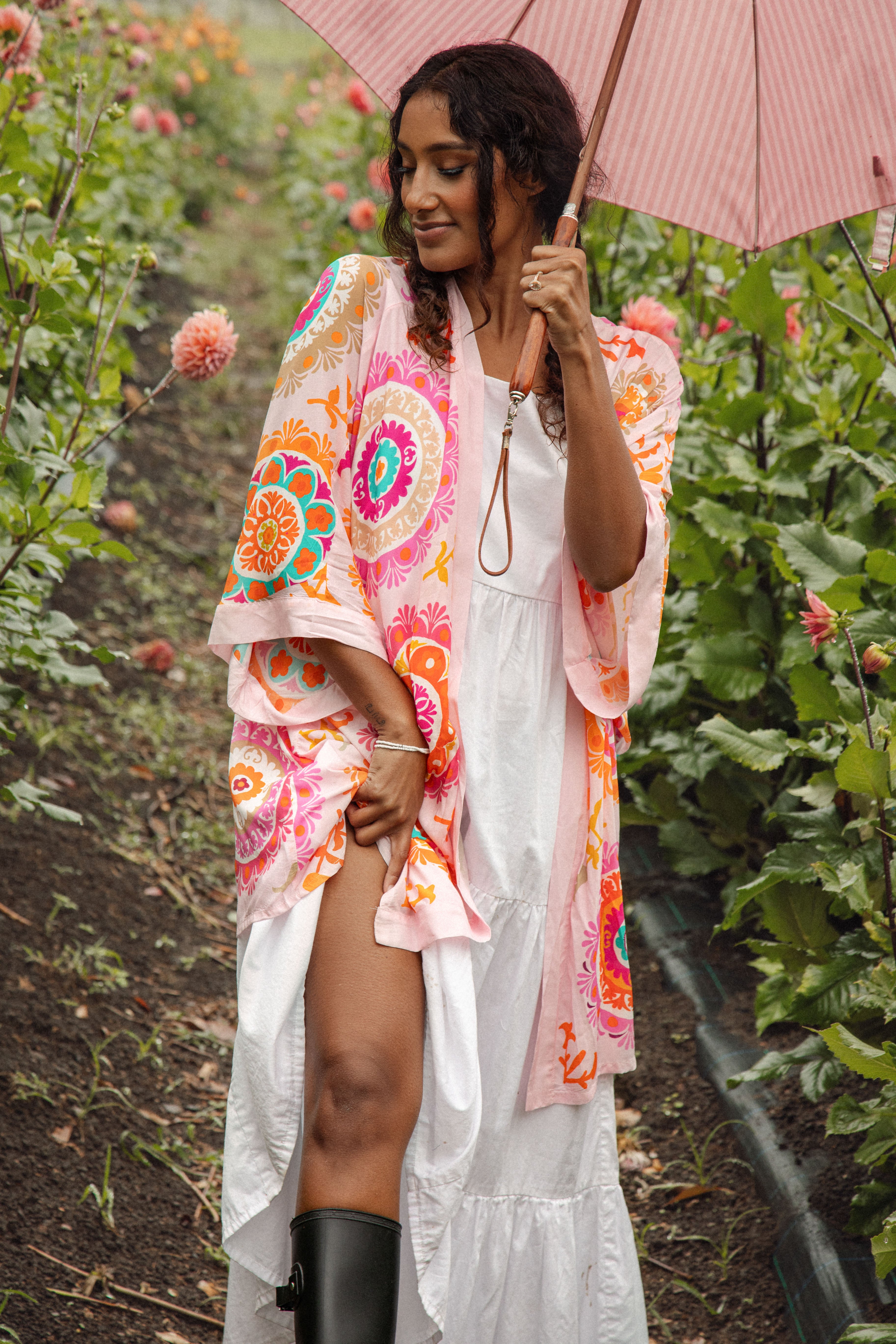 Suki Kimono - Flora print