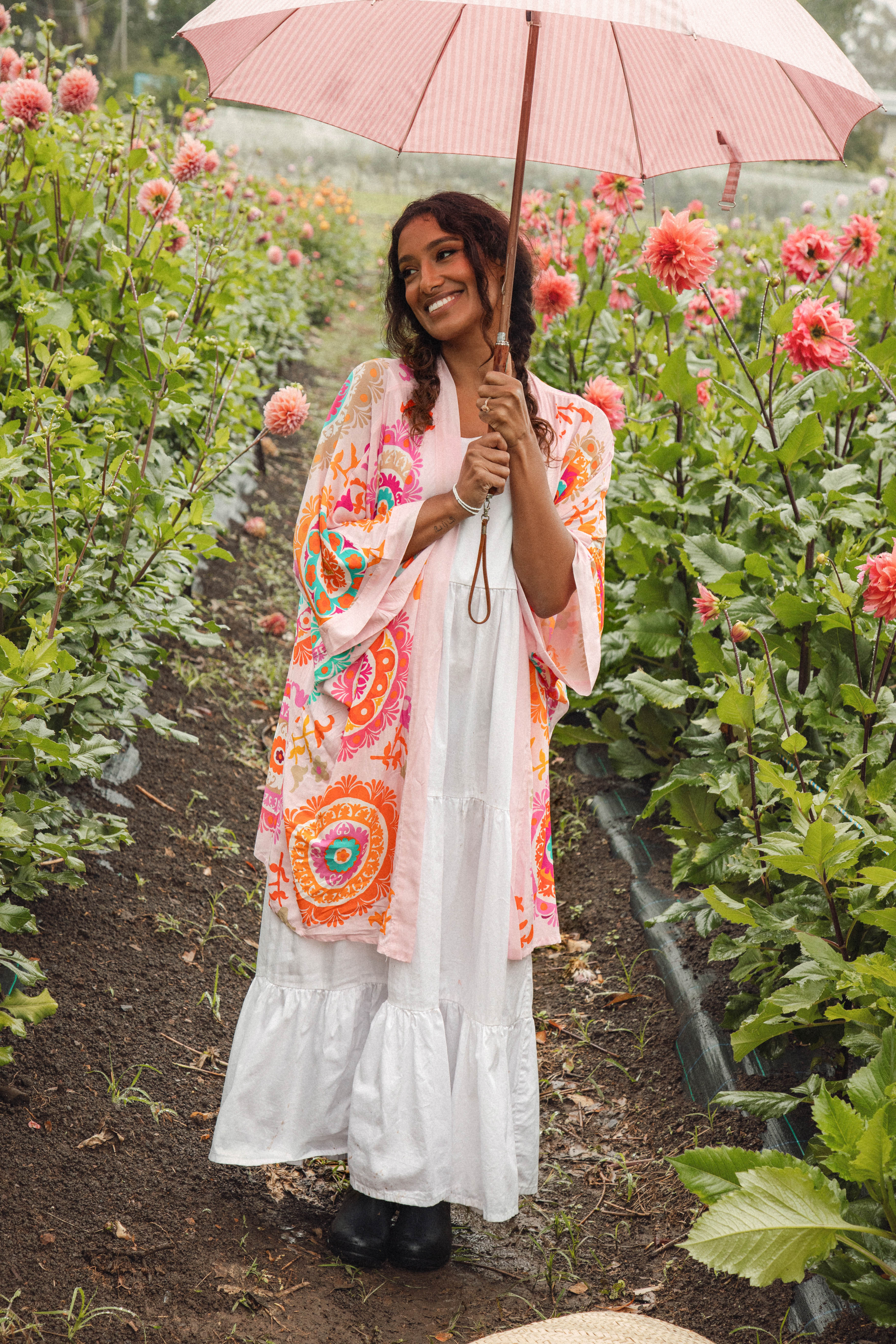 Suki Kimono Flora is the perfect cover all for Boho dresses, sundresses and denim