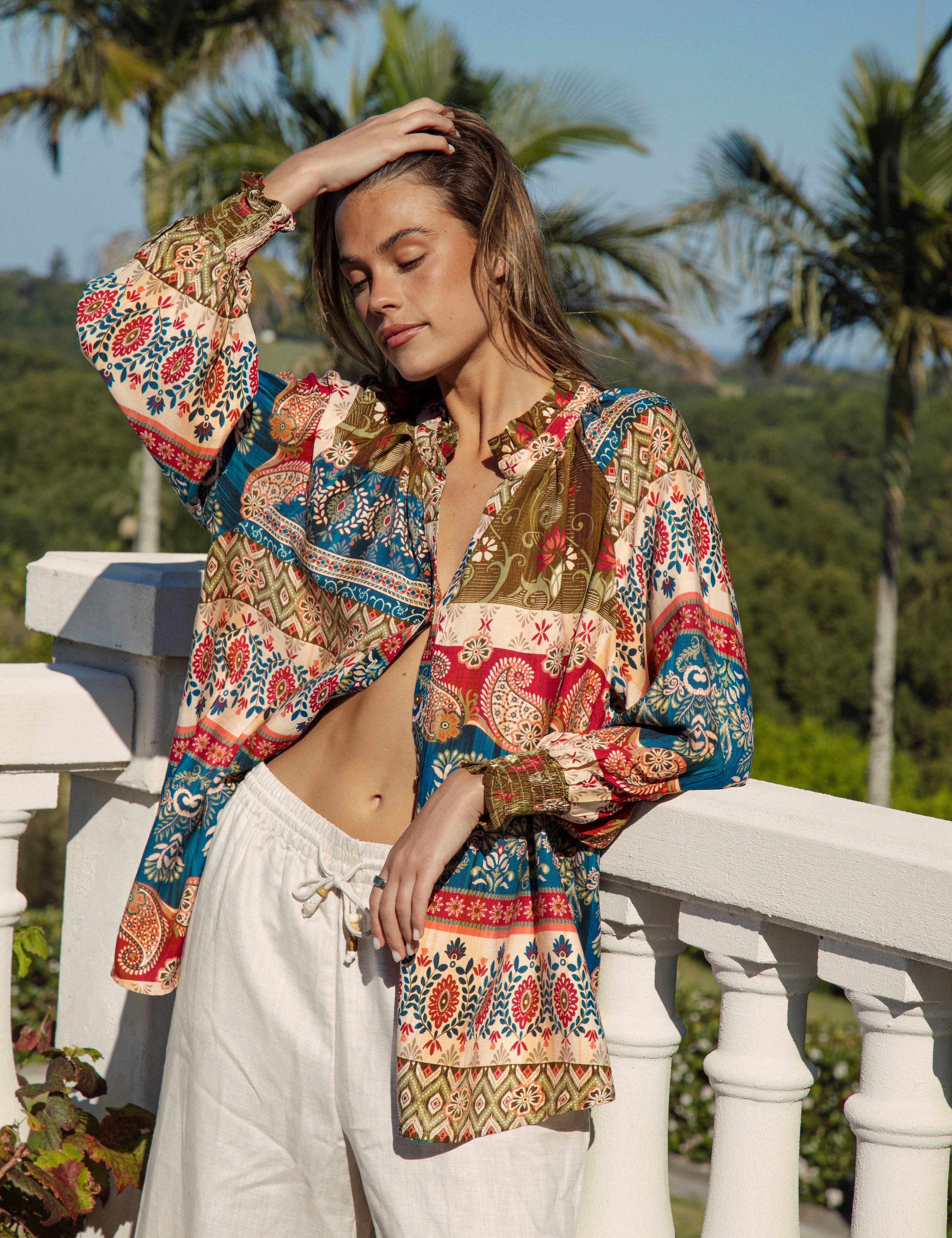 Sunkissed Blouse - Olea