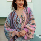 Sweet Escape Knit - soft sweater in pastel rainbow shades and stripe pattern