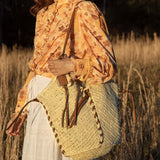 The Sunday Market Bag - large woven tote bag