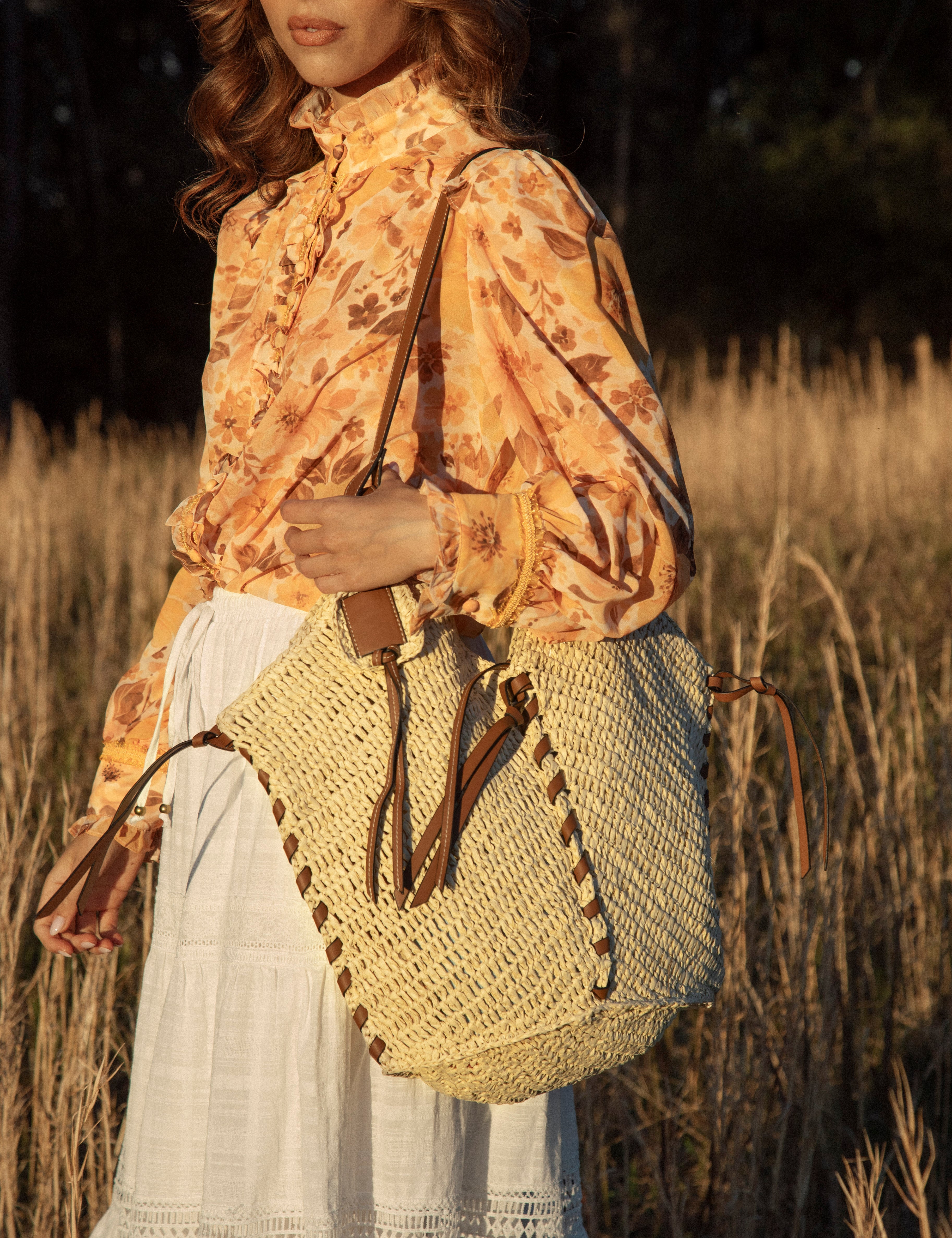 The Sunday Market Bag - large woven tote bag