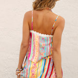 Tilly Camisole Sun Drenched Stripe - rear view
