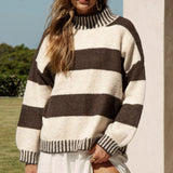Tilly Knit - Tobacco Stripe