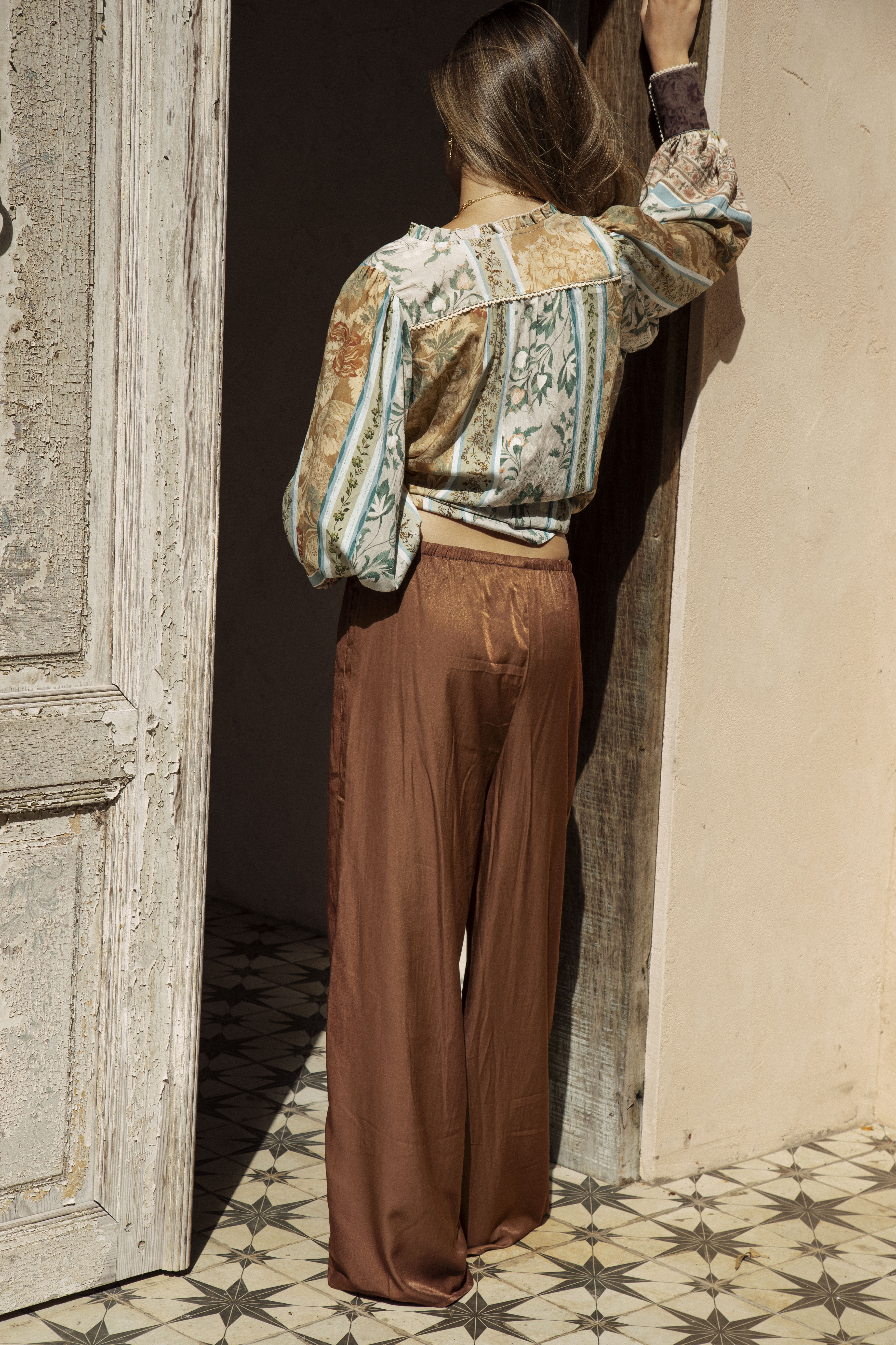 Tuscan Riviera Pants Bronze - Rear view