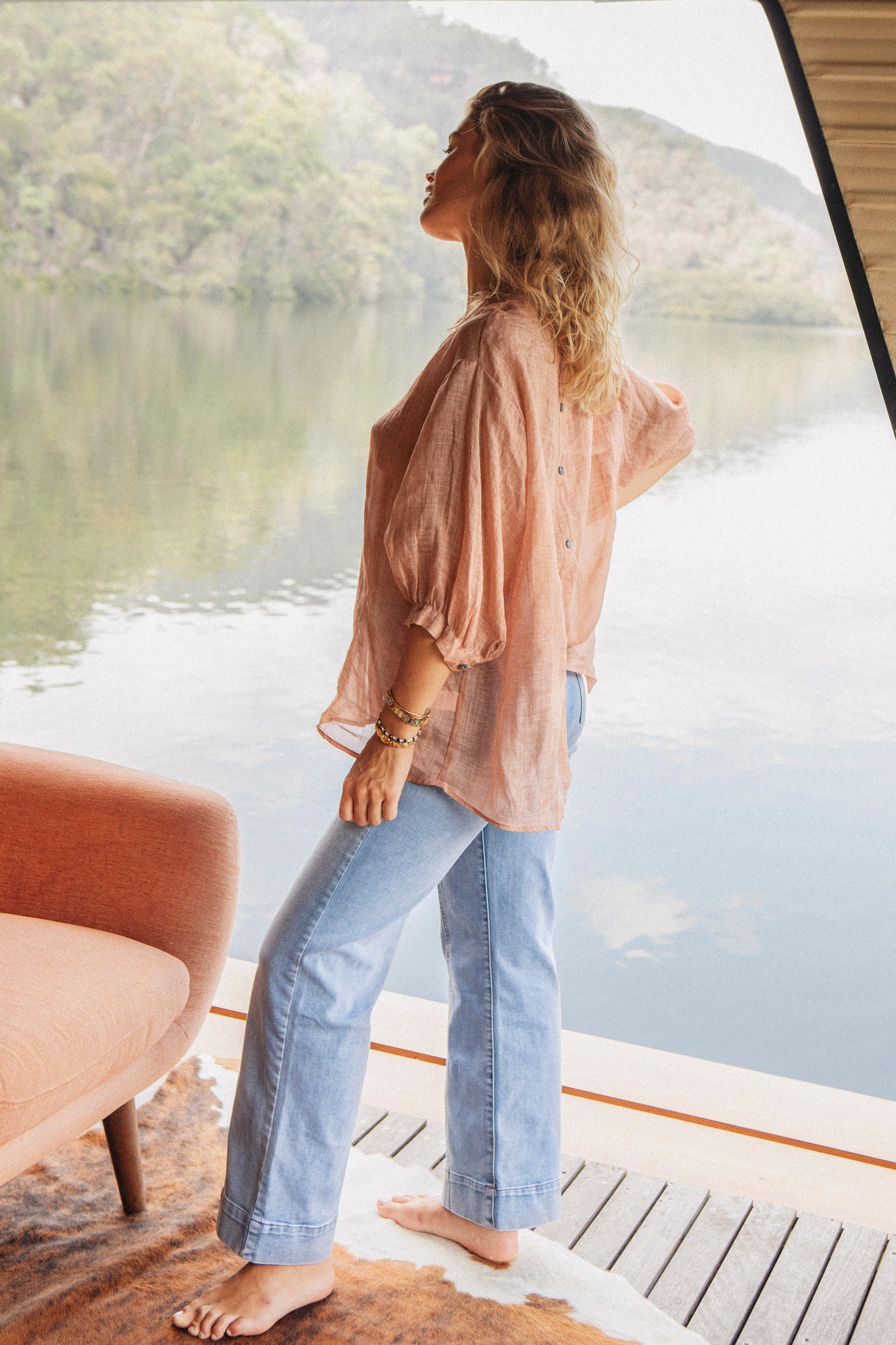 Under The Palm Shirt - Shell Side View