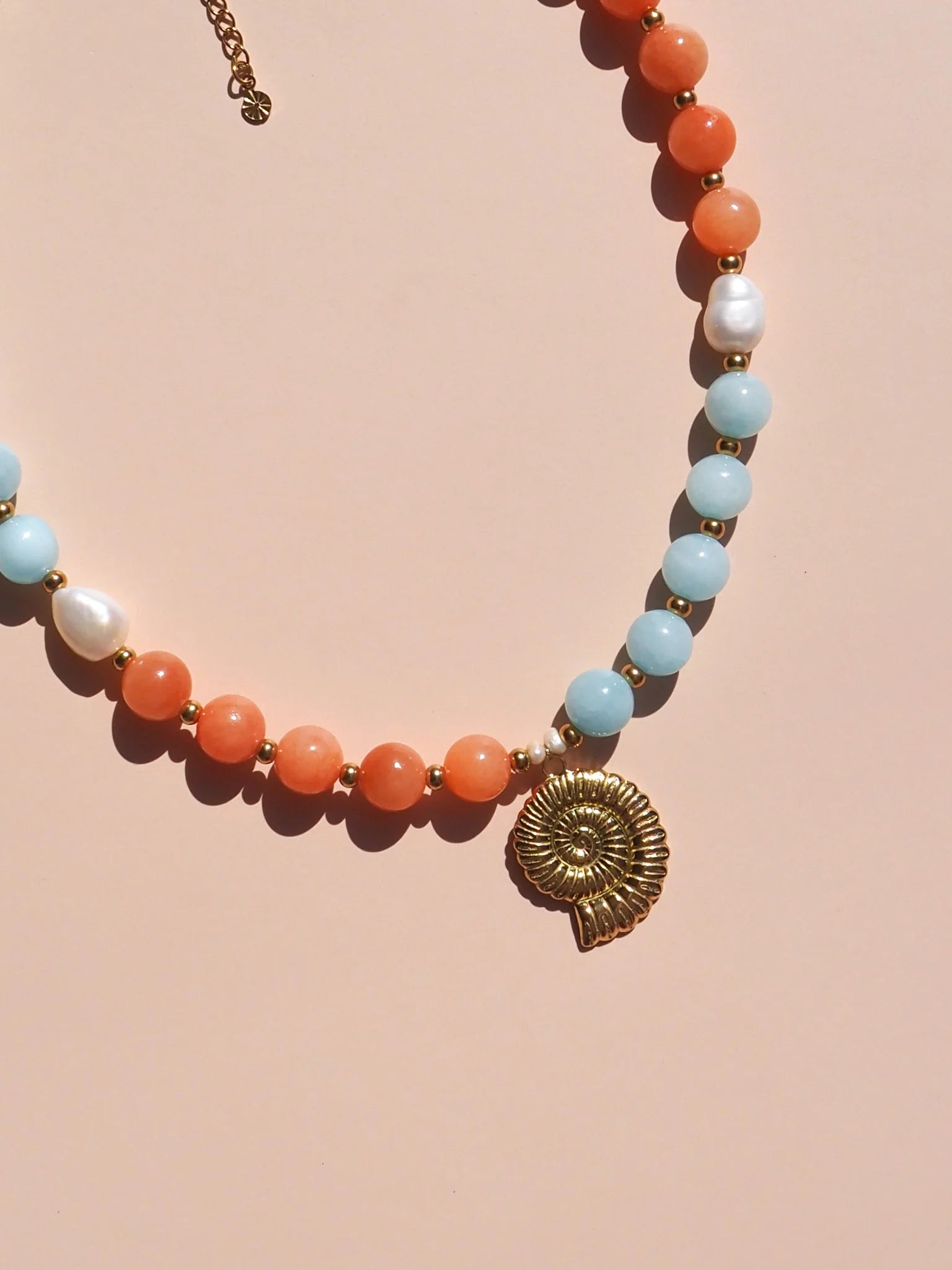 Paloma Spiral Shell Necklace