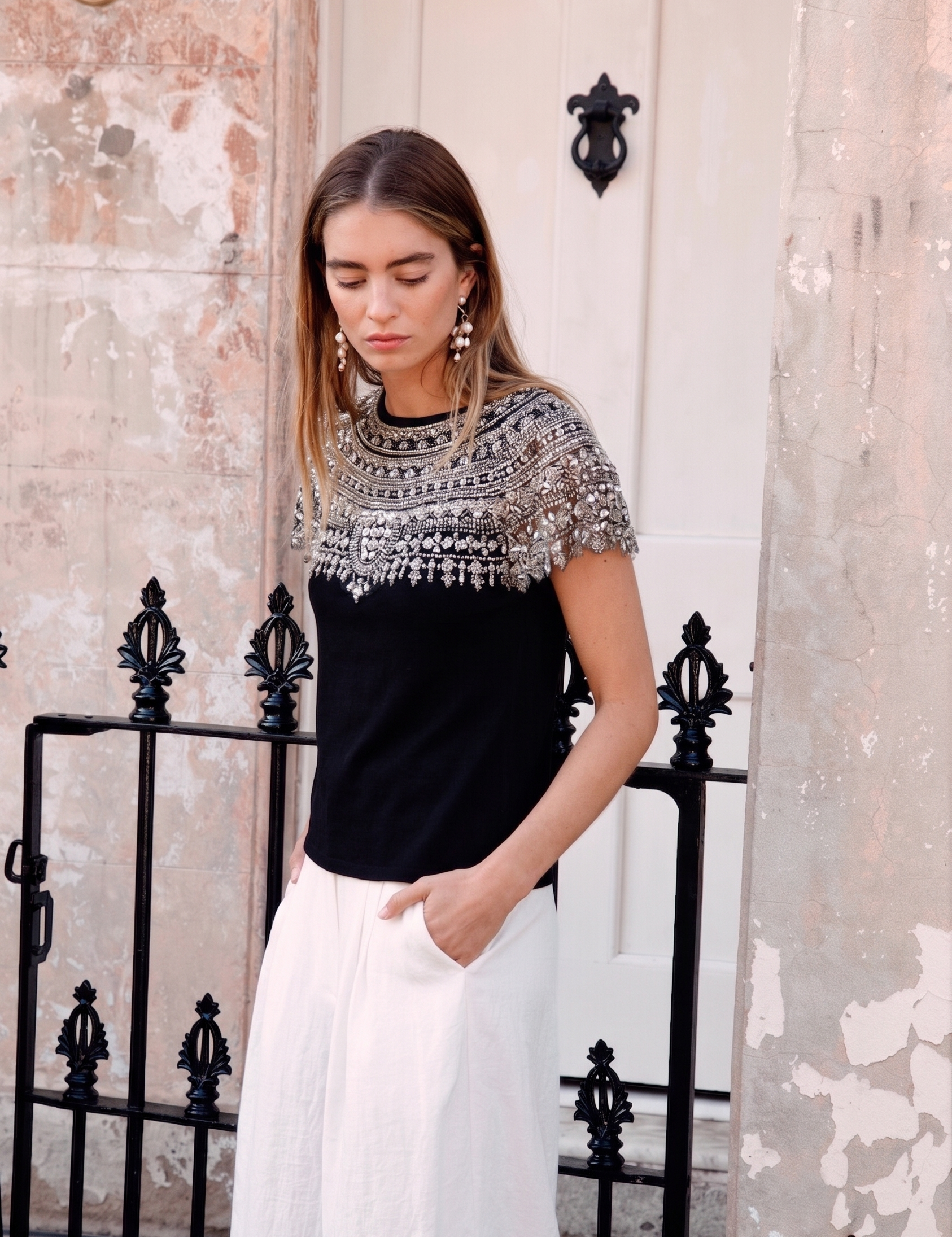 Vogue Embellished Top