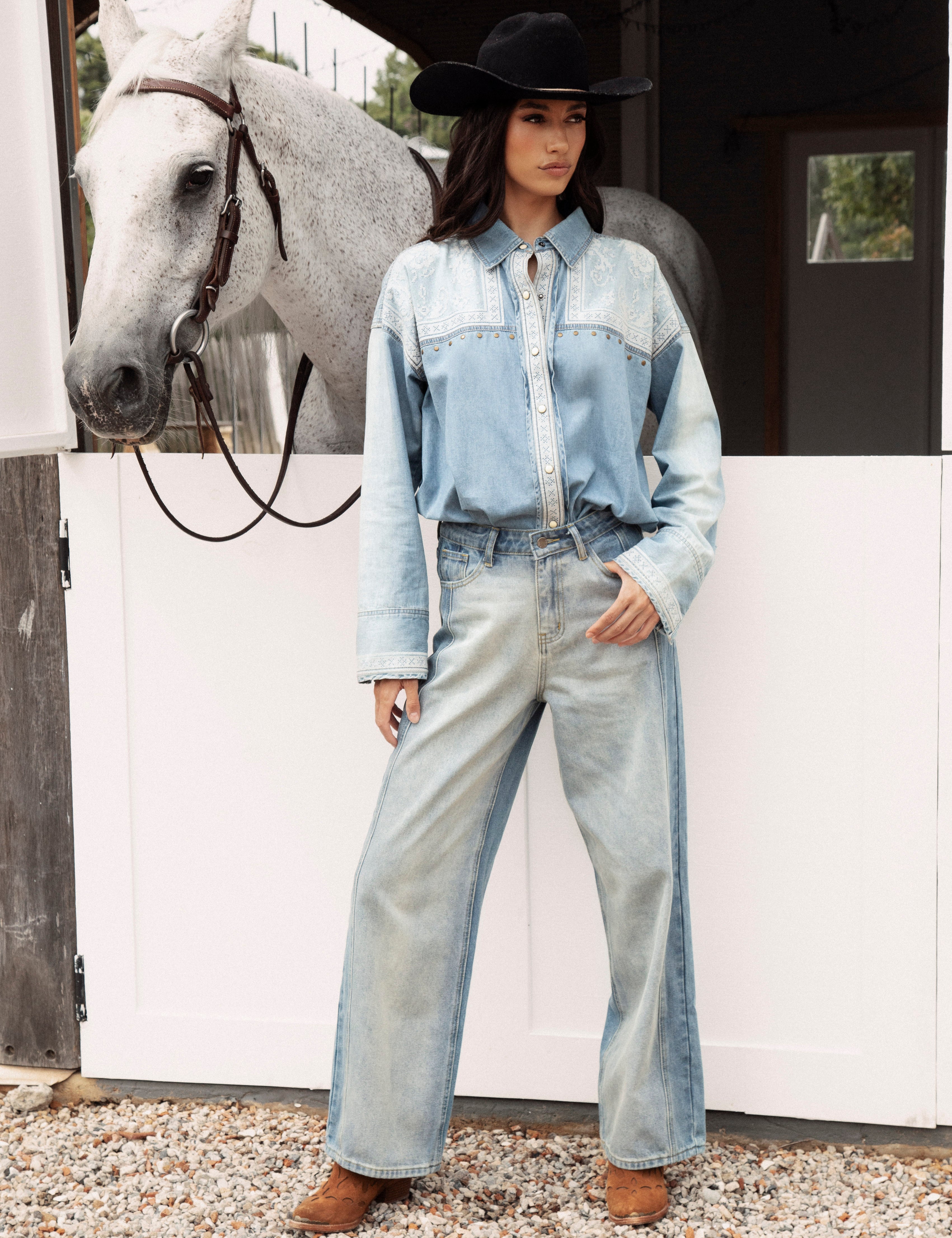 Wild One Two Tone Jean
