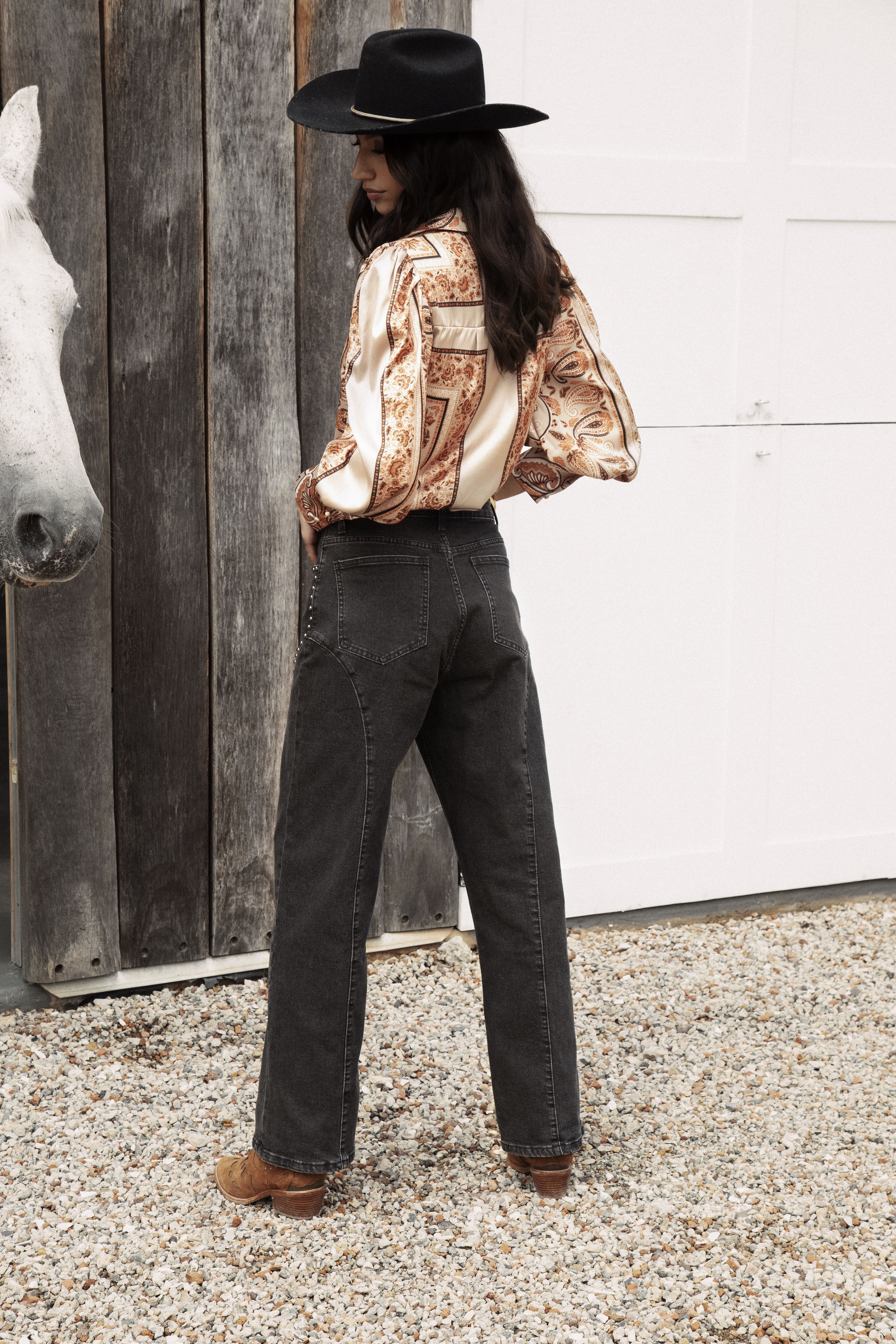 Wild Soul Studded Jean - rear view.