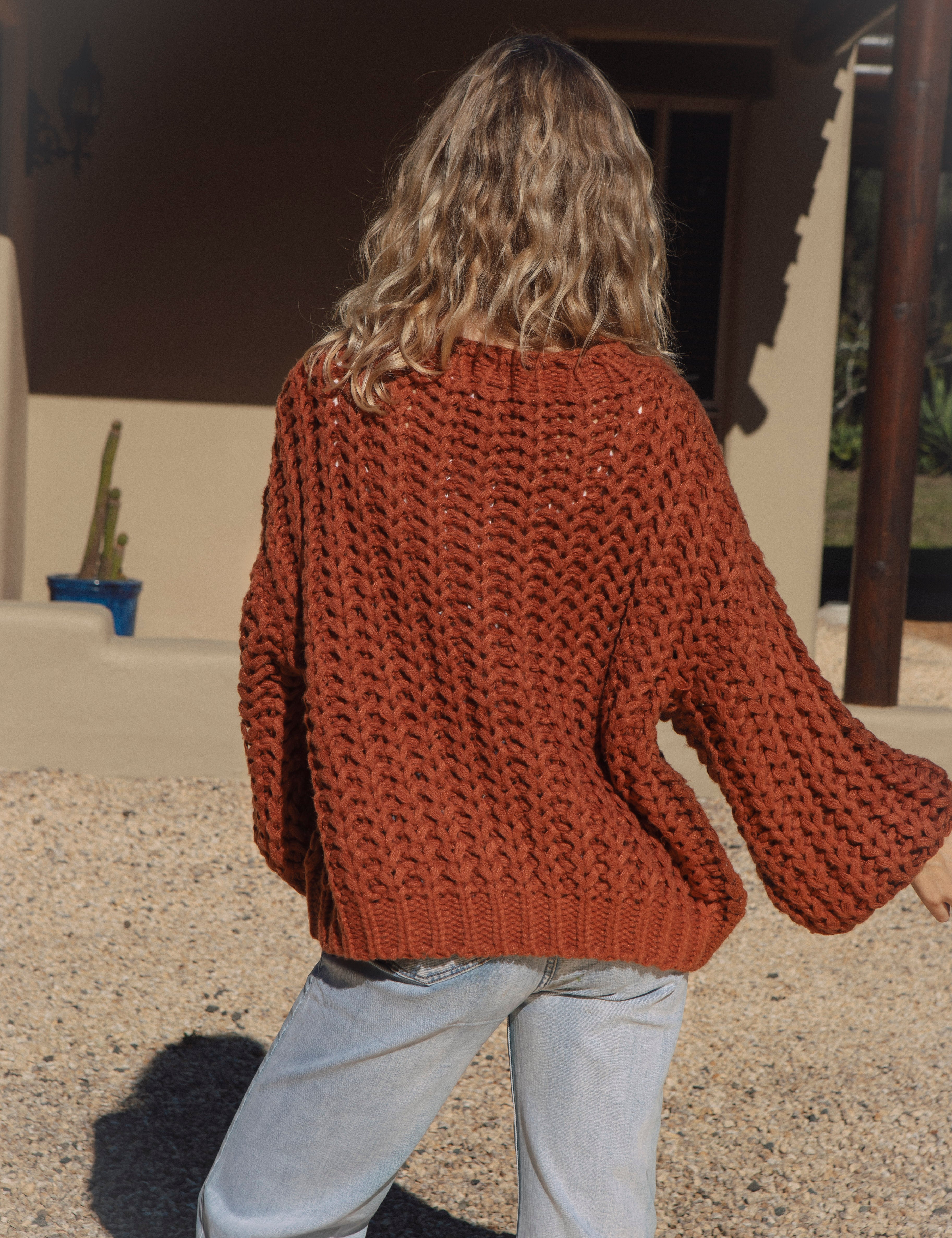 Wildwood Knit Ember - rear view