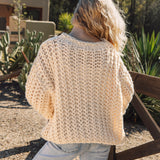 Wildwood Knit Fawn - rear view