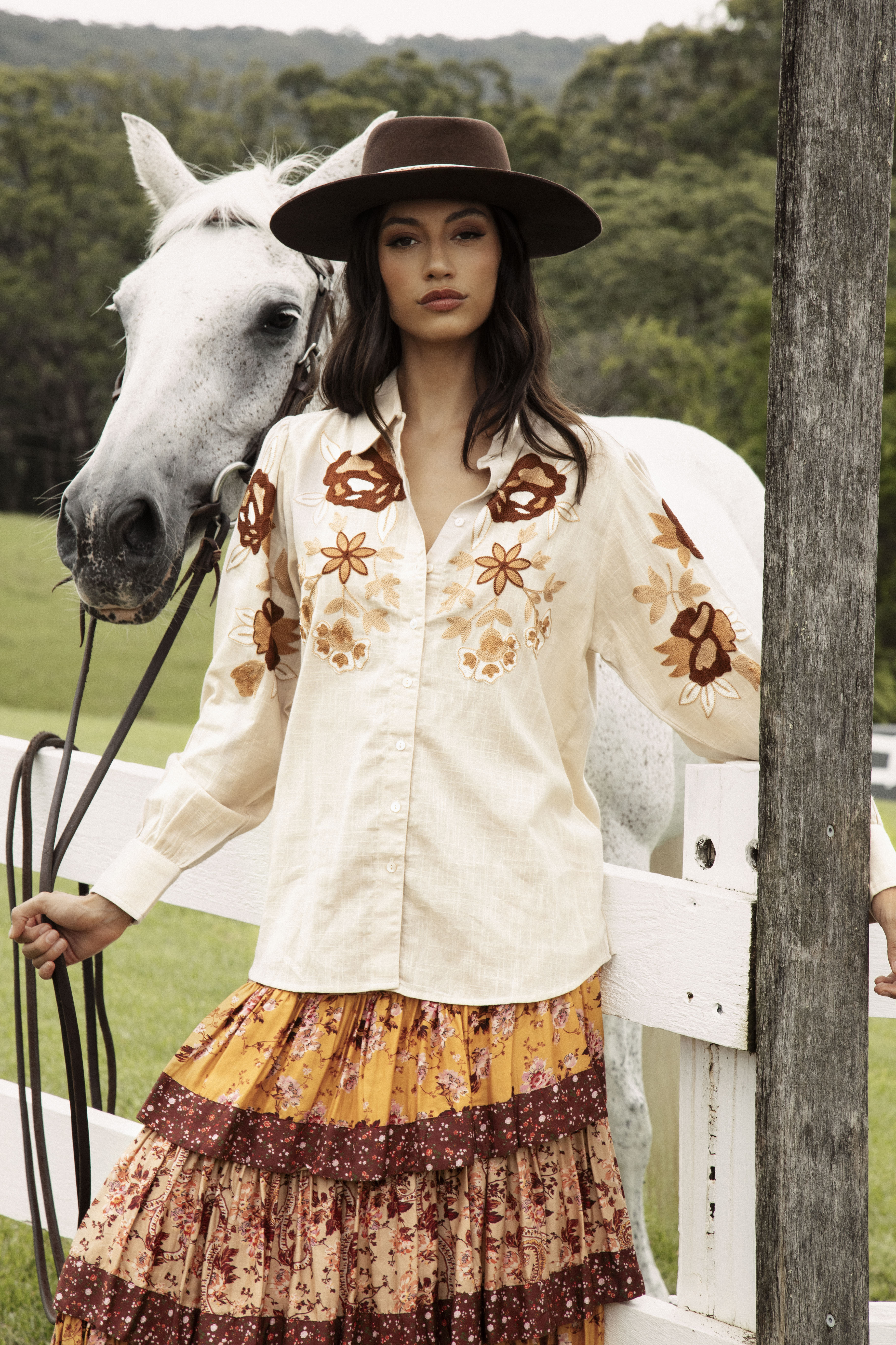 Woodstock Embroidered Shirt