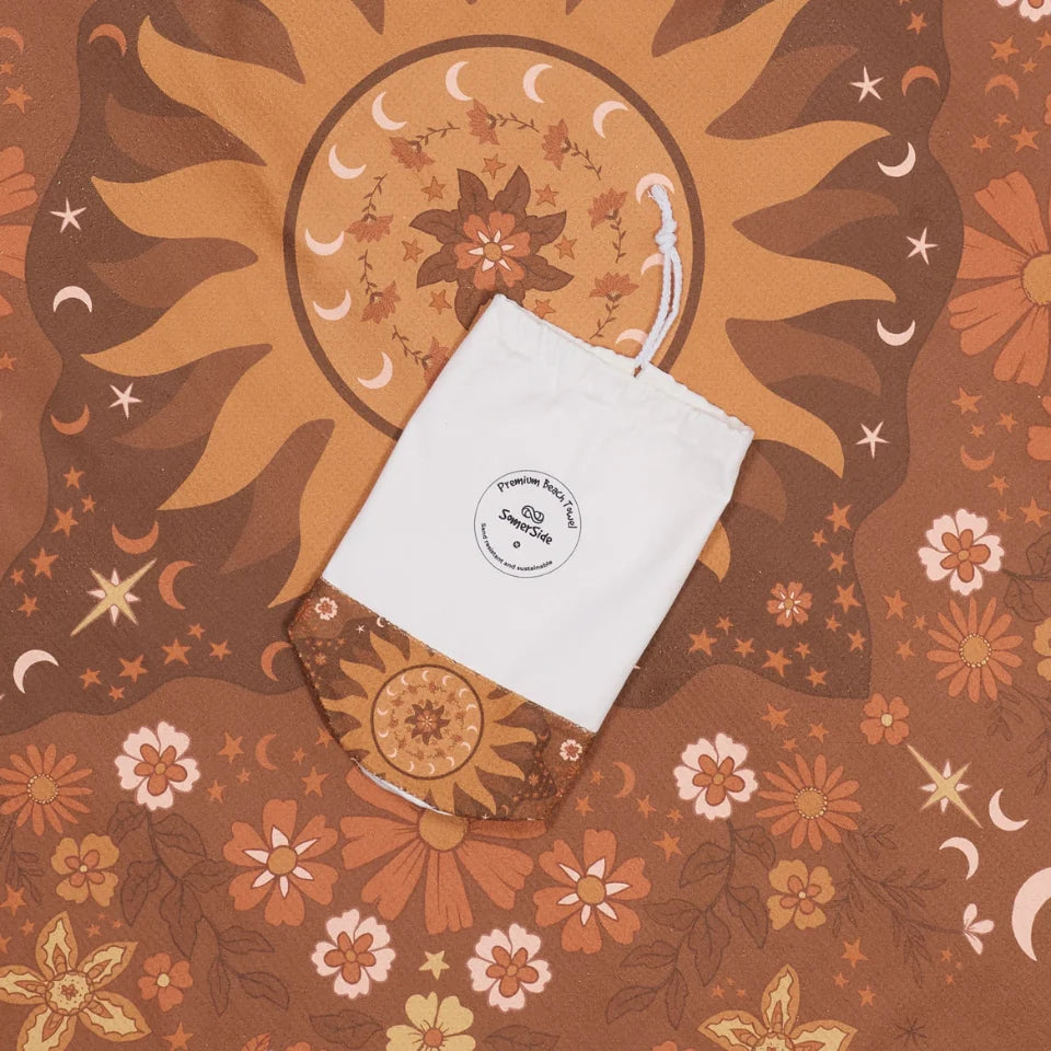 XL Quick Dry Towel/Throw - Boho Sun