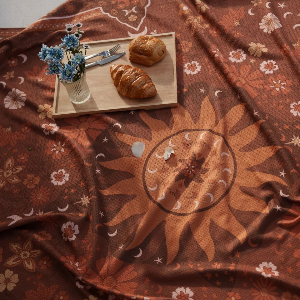 XL Quick Dry Towel/Throw - Boho Sun