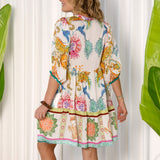 Yara Midi Dress Studio Boheme Rear View