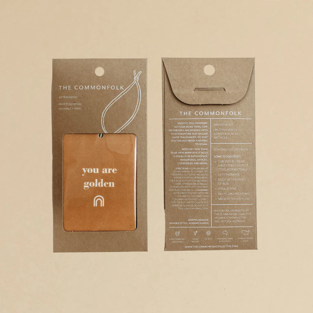 You Are Golden Air Freshener - Mali Fragrance