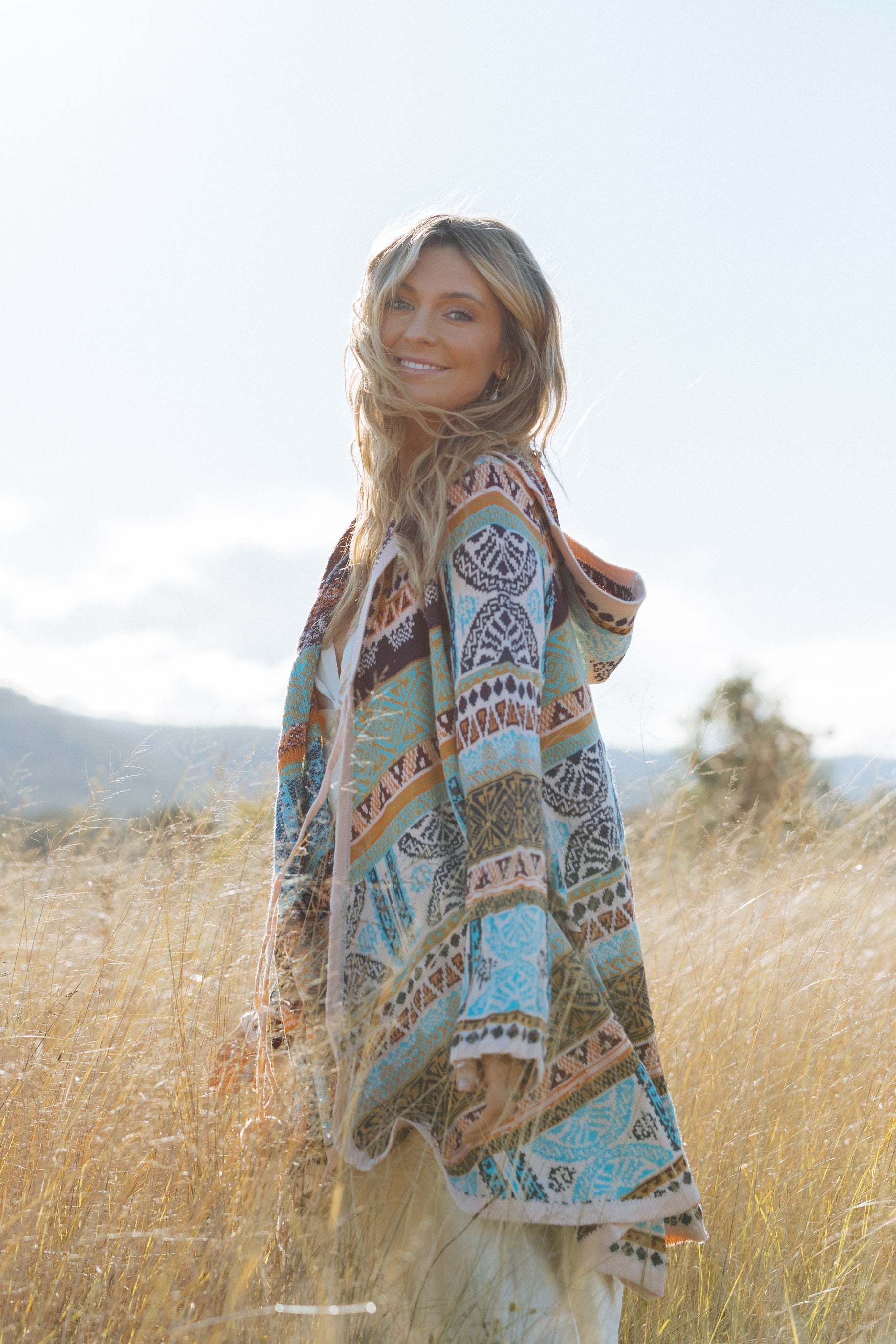 One Love Hooded Cardi - Nomad