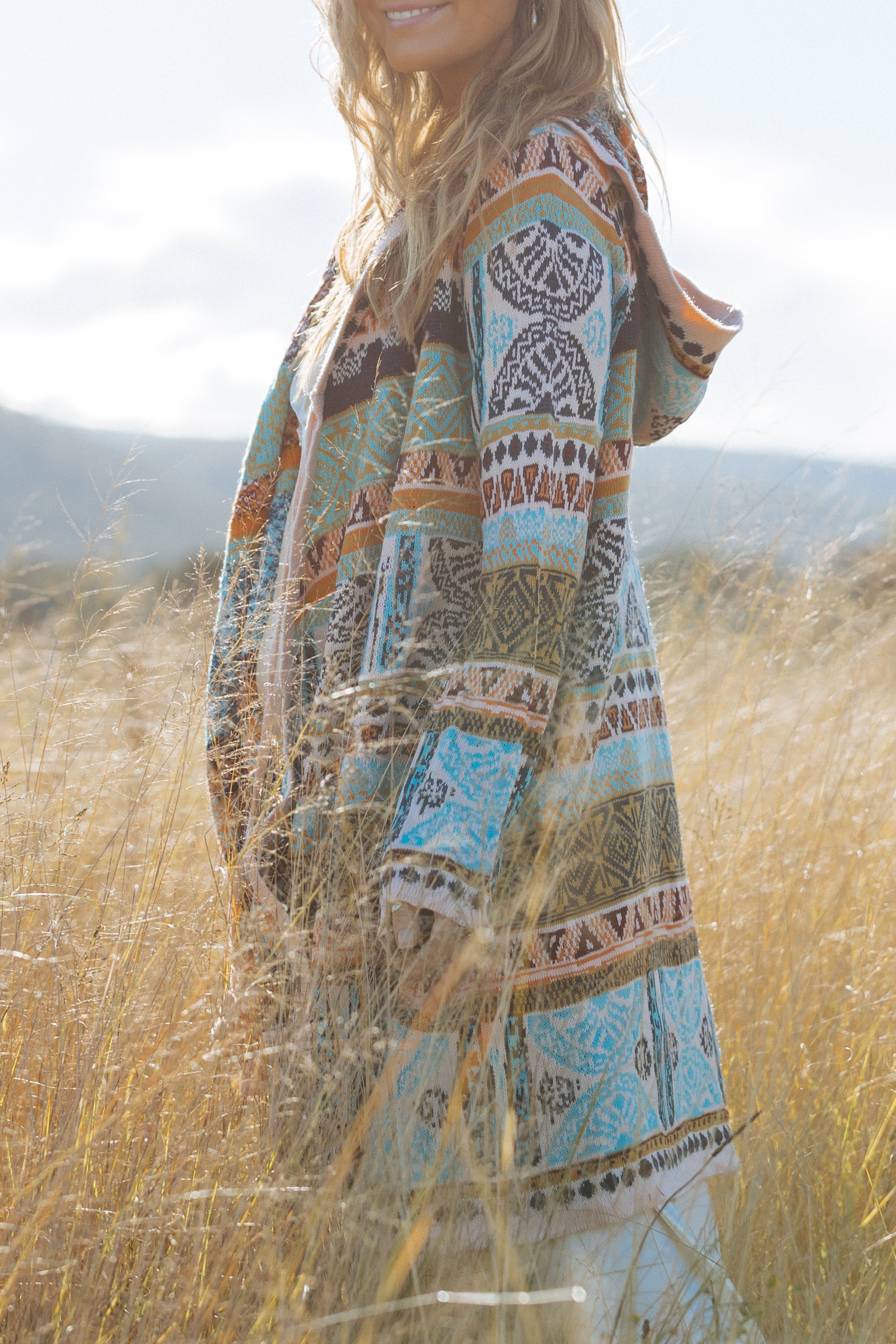 One Love Hooded Cardi - Nomad