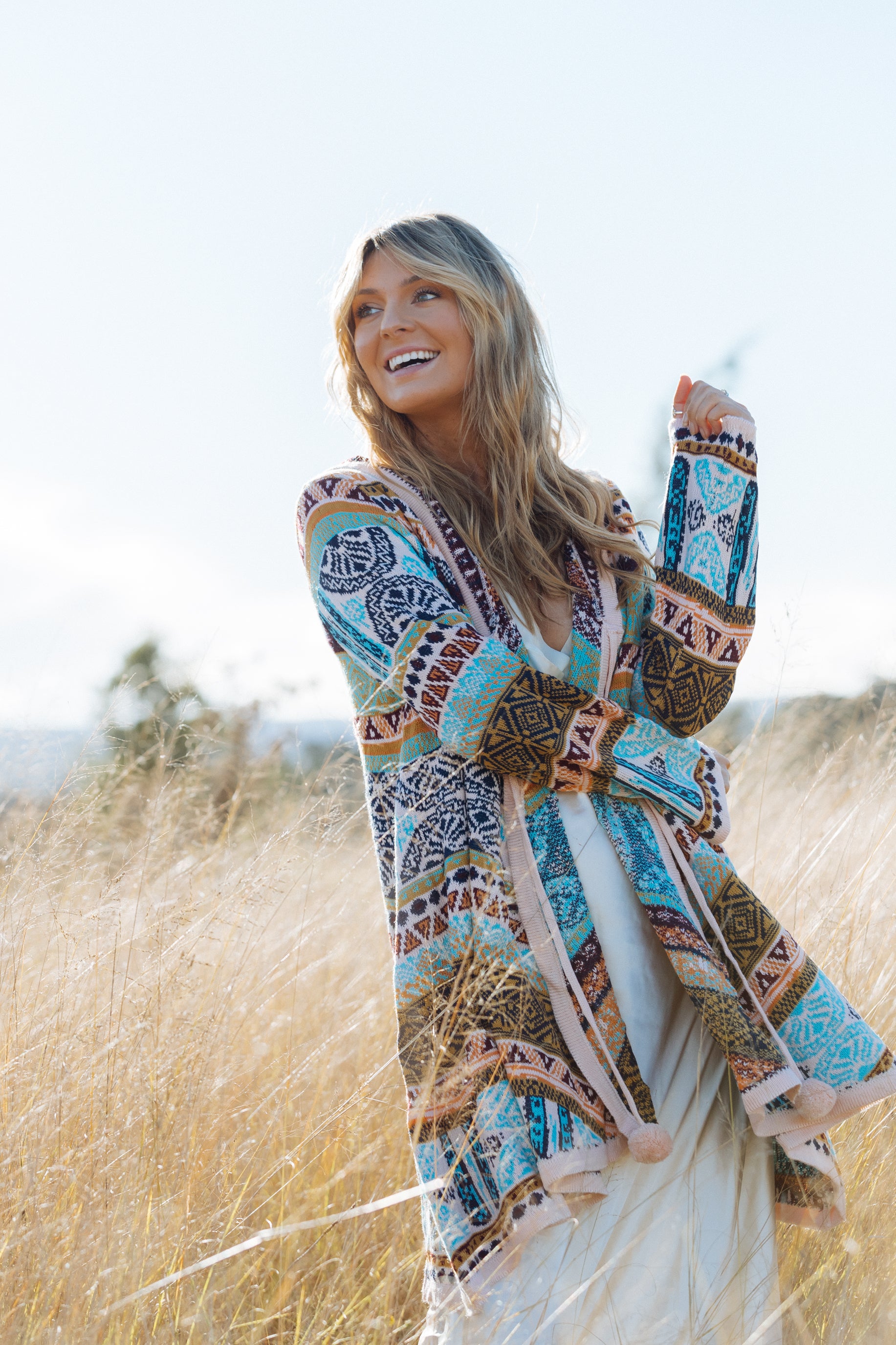 One Love Hooded Cardi - Nomad