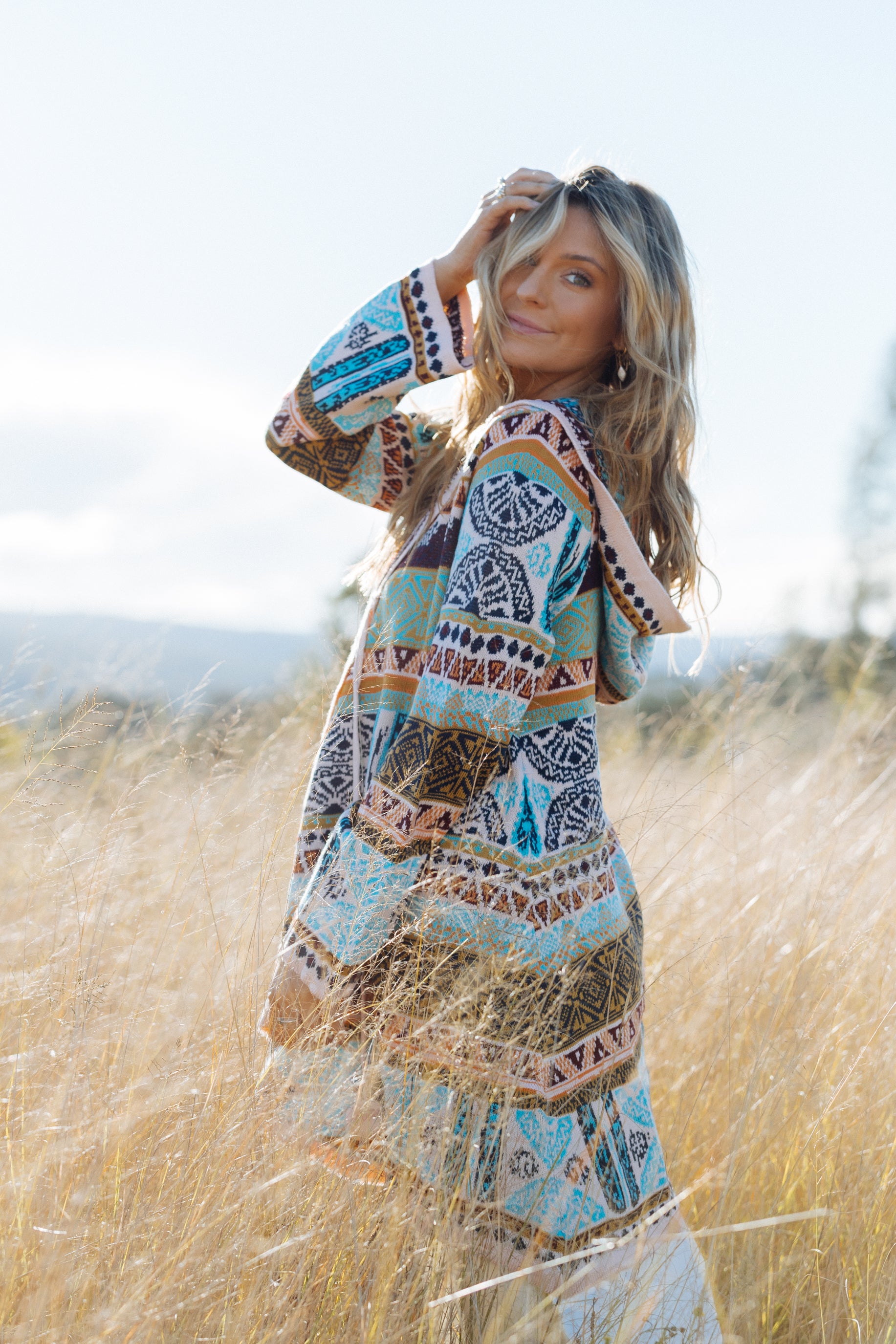 One Love Hooded Cardi - Nomad