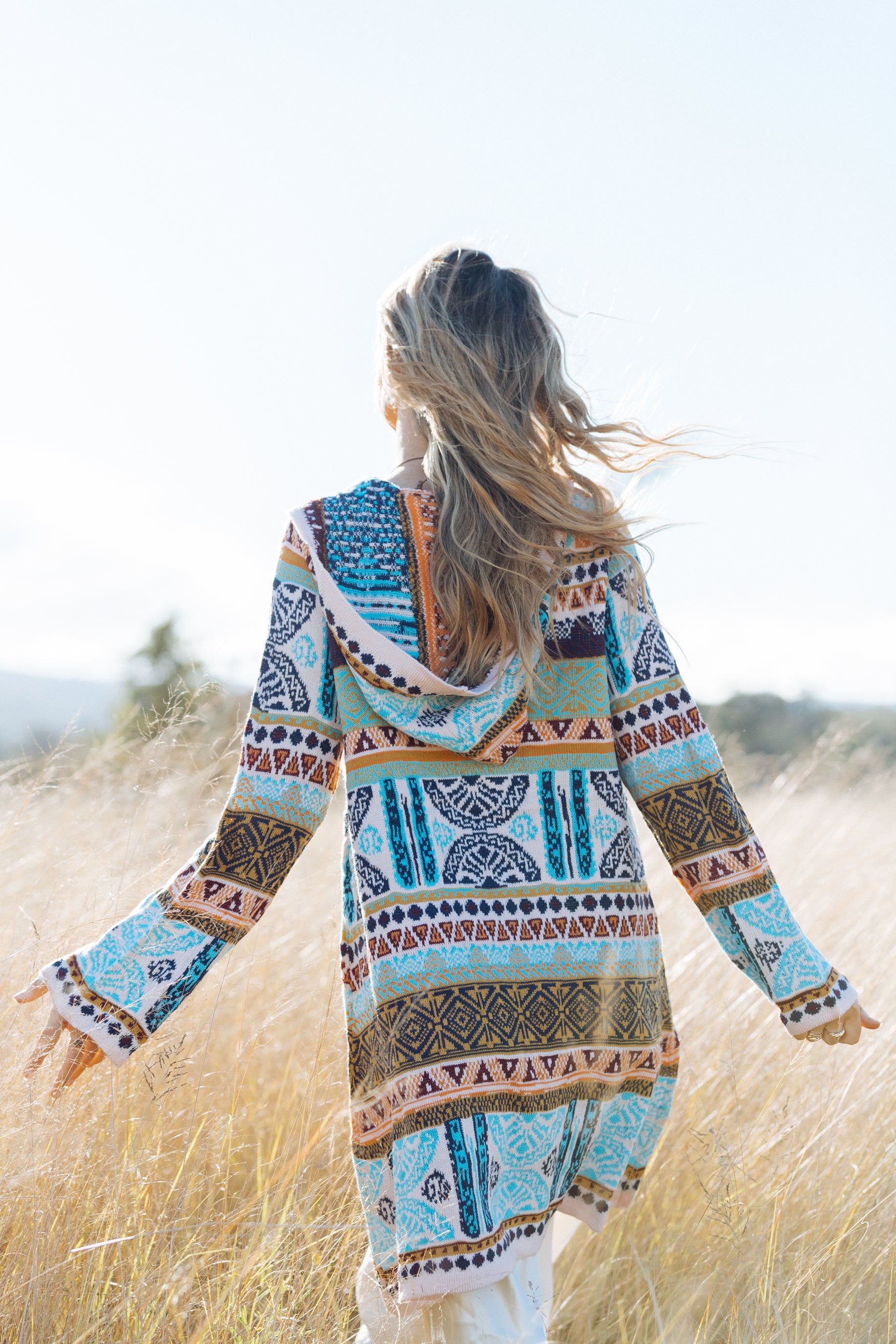 One Love Hooded Cardi - Nomad