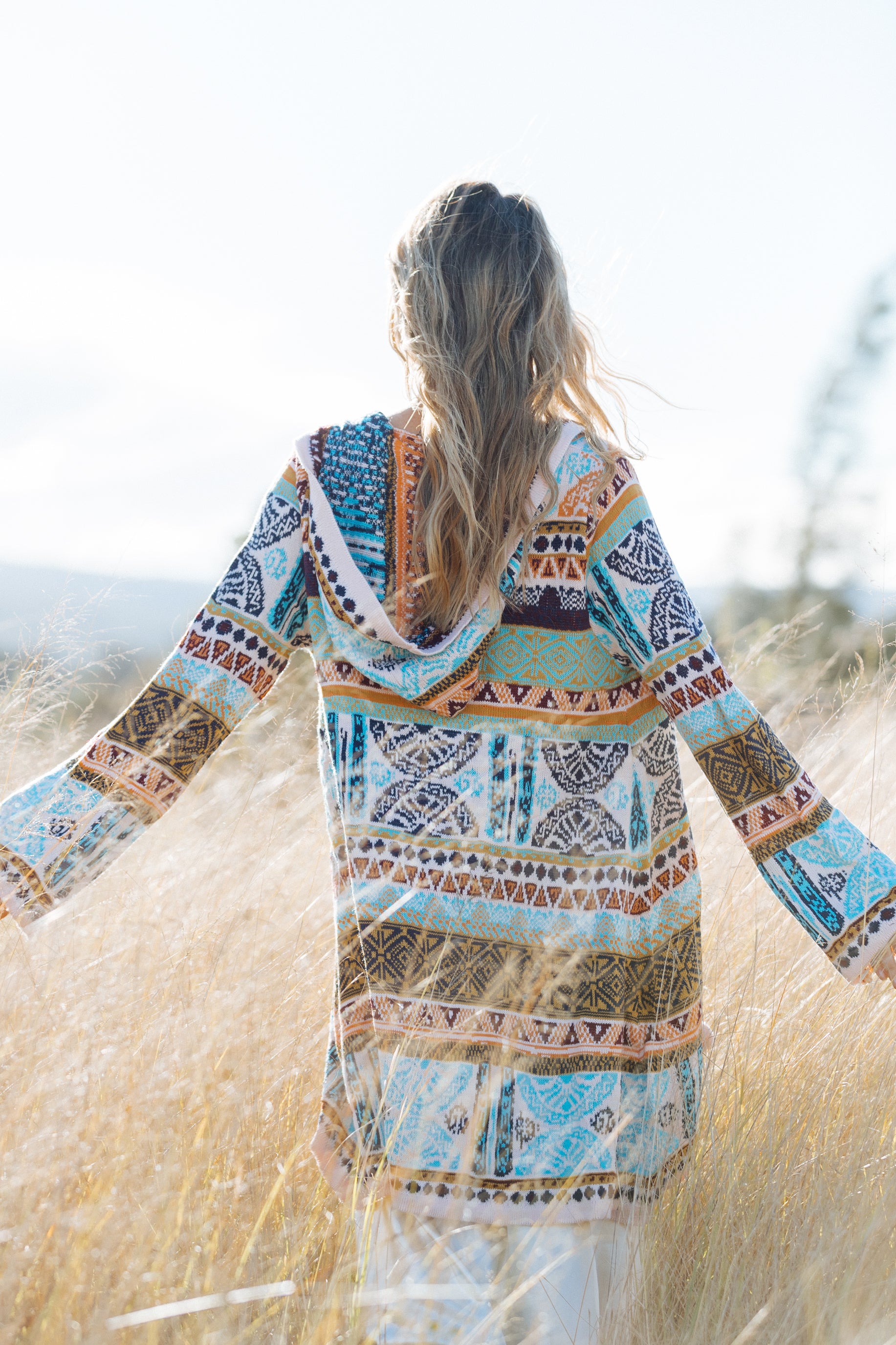 One Love Hooded Cardi - Nomad