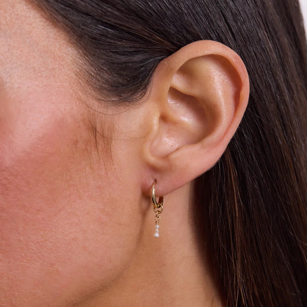 Claire Mini Hoops - Gold