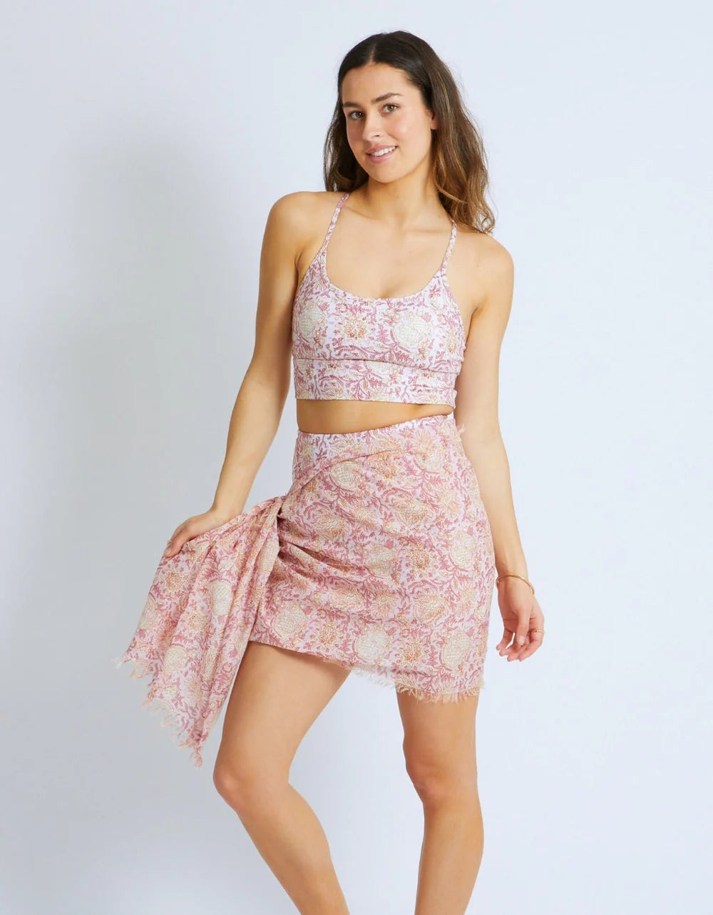 Block Print Scarf - Primrose