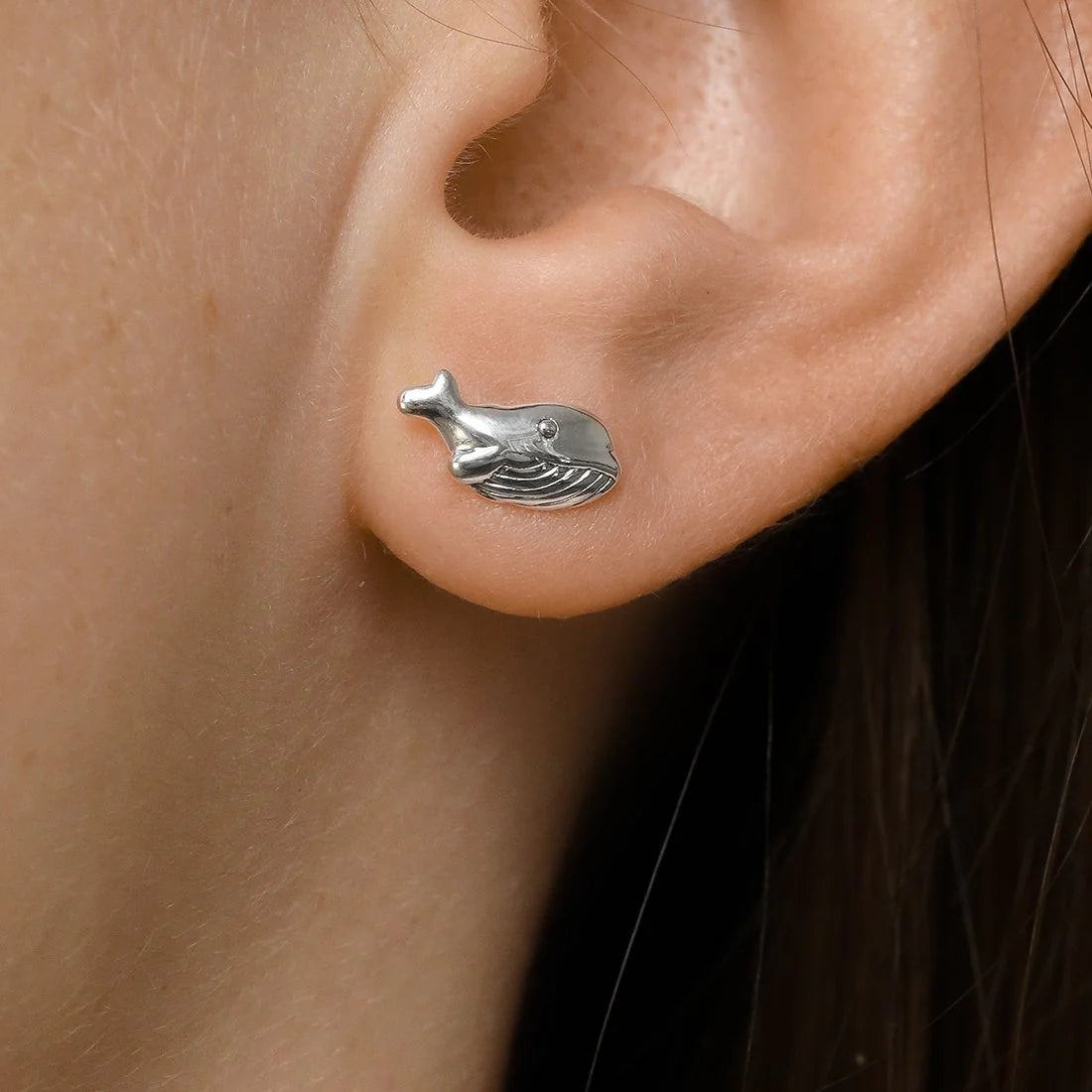 Midsummer Star Blue Whale Studs