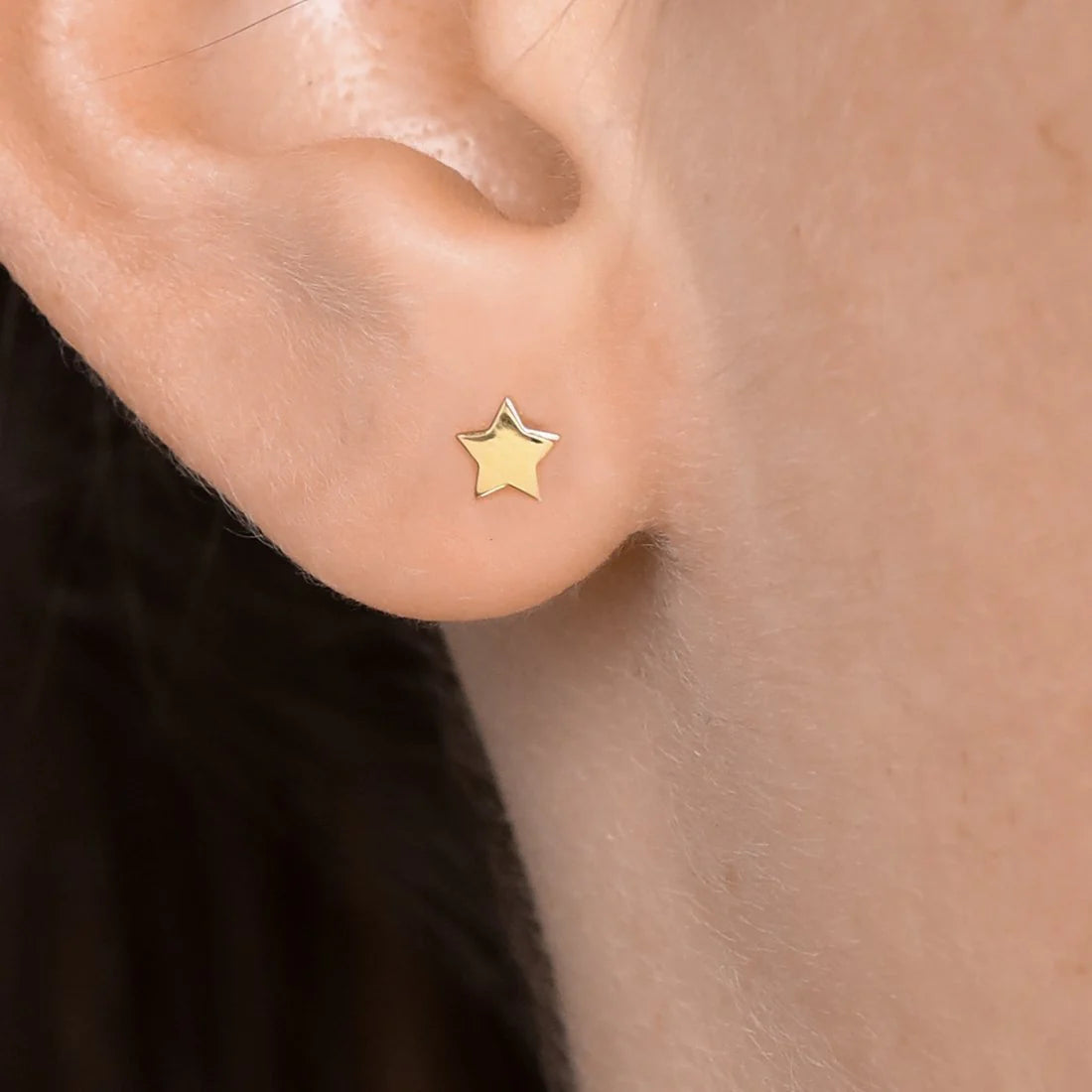 Midsummer Star Gold Astra Star Studs