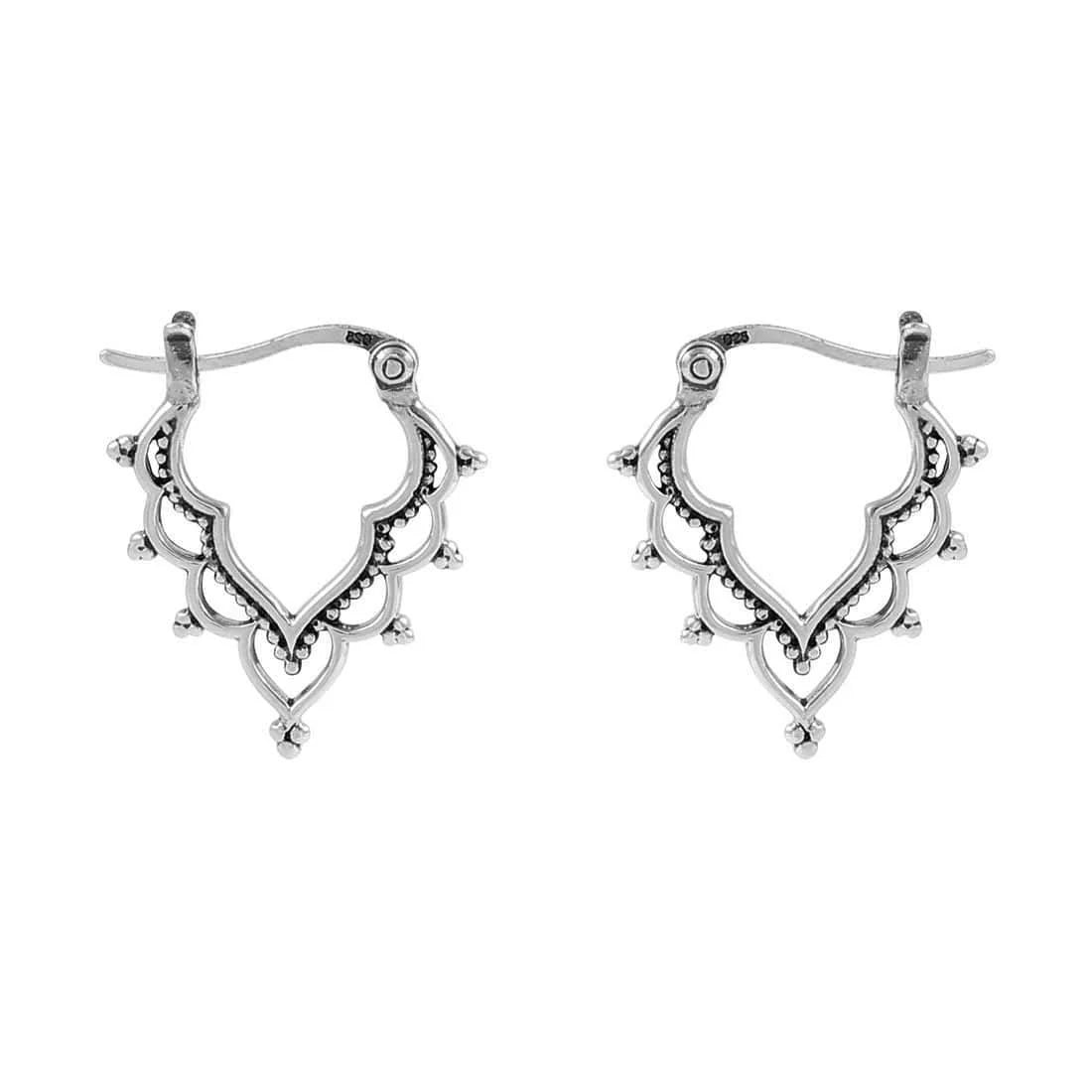 Midsummer Star Sterling Silver Golden Temple Sleepers