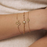 Wild Sunflower Bracelet  Gold