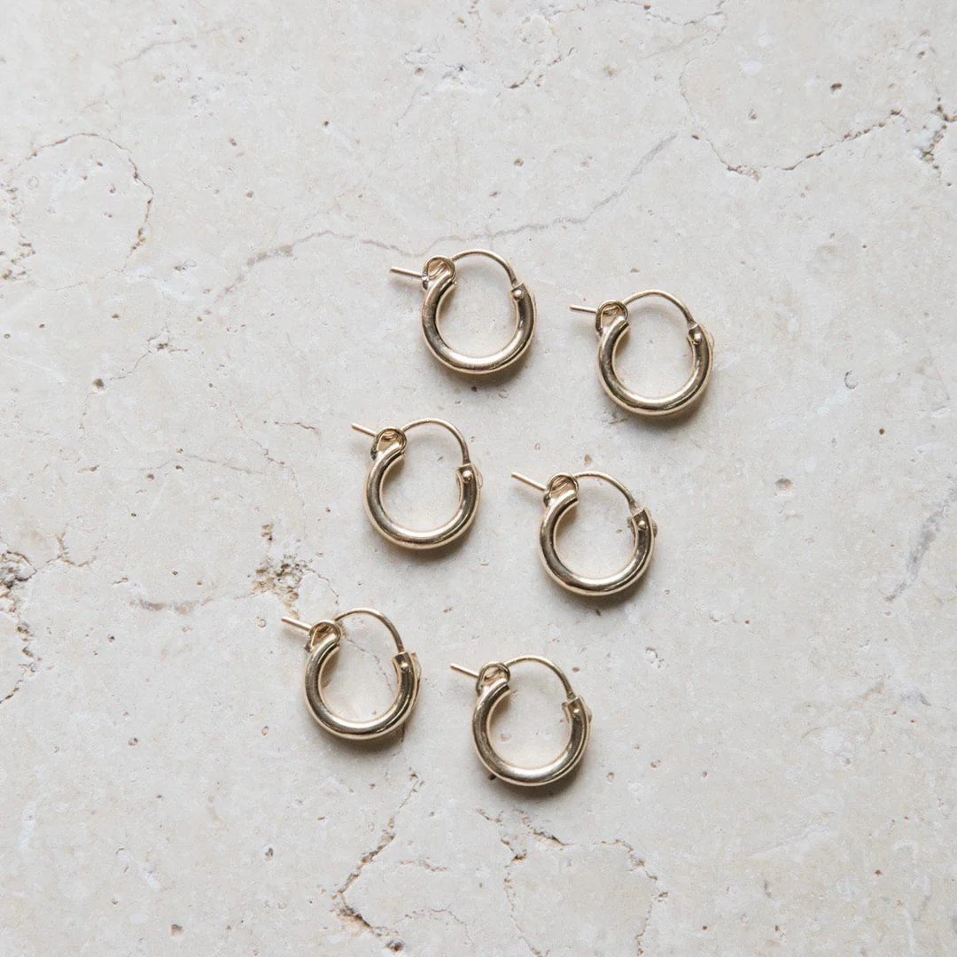Paoi Earrings Gold - 13mm