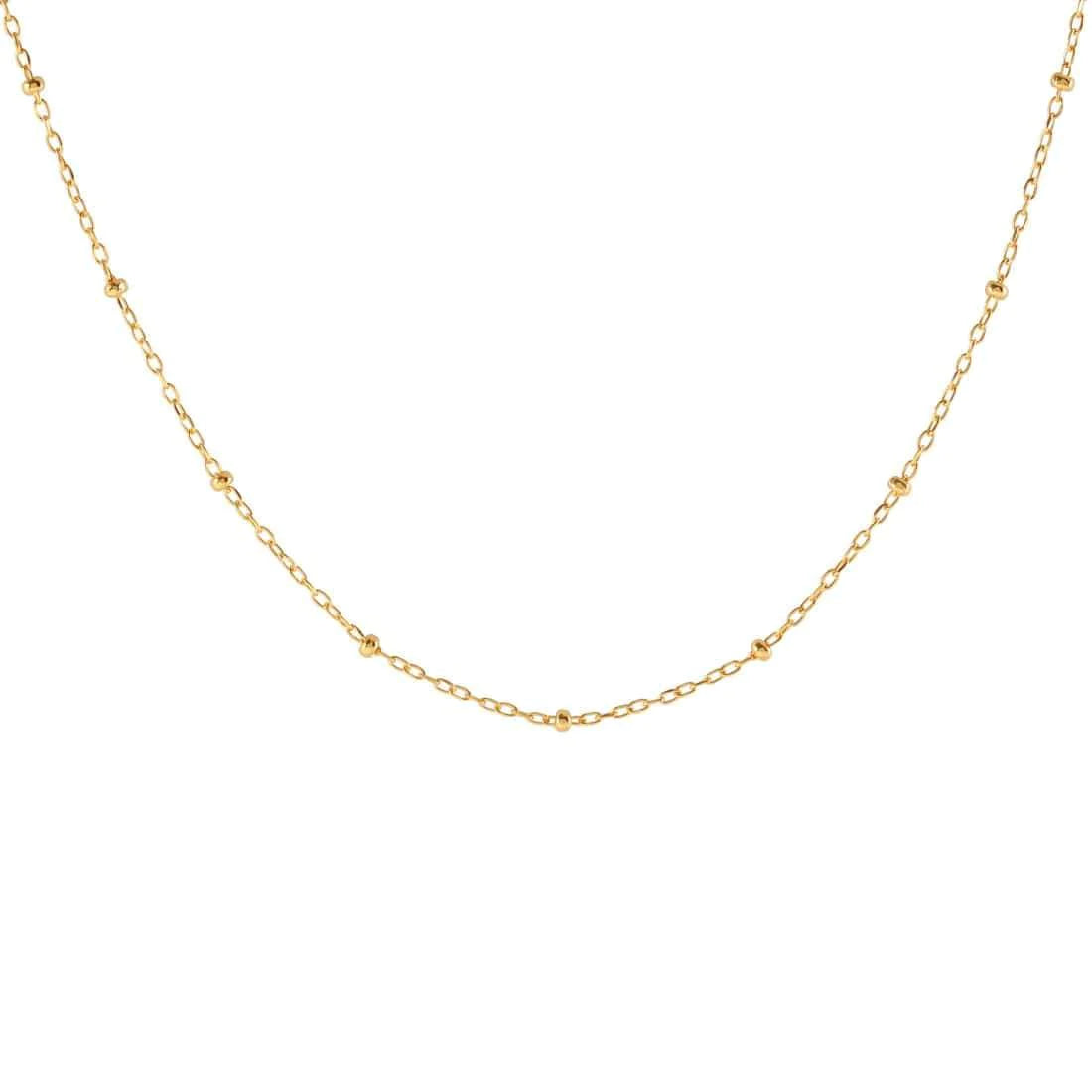 N451G Disco Chain Necklace Gold