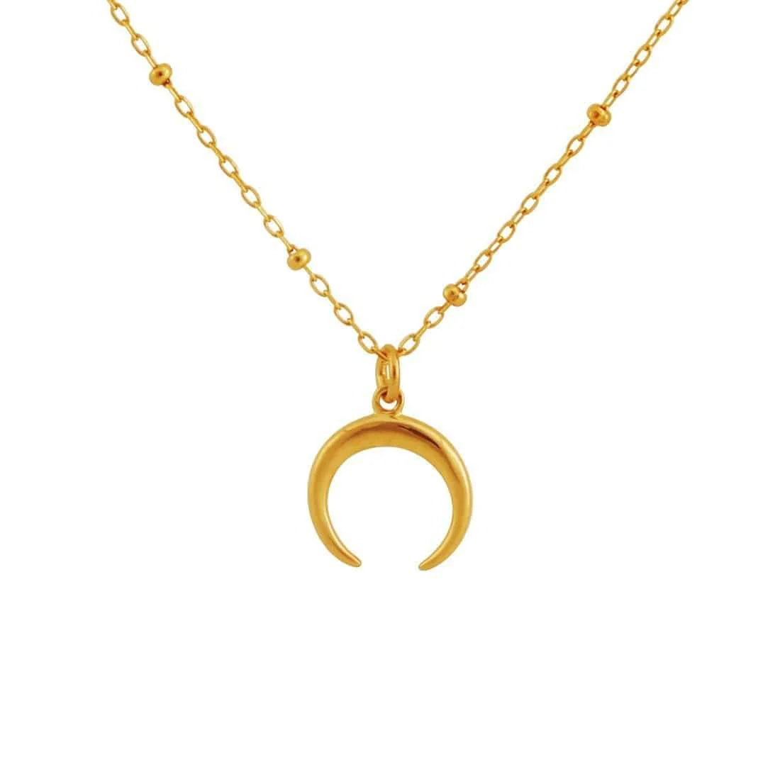 Midsummer Star Gold Petite Moon Illusion Necklace