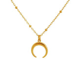 Midsummer Star Gold Petite Moon Illusion Necklace