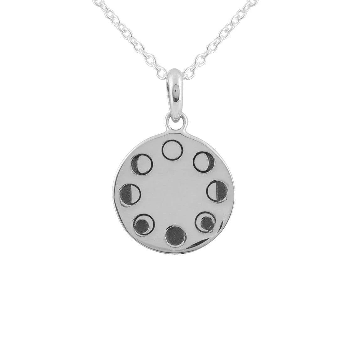 Midsummer Star Under The Moon Phases Necklace
