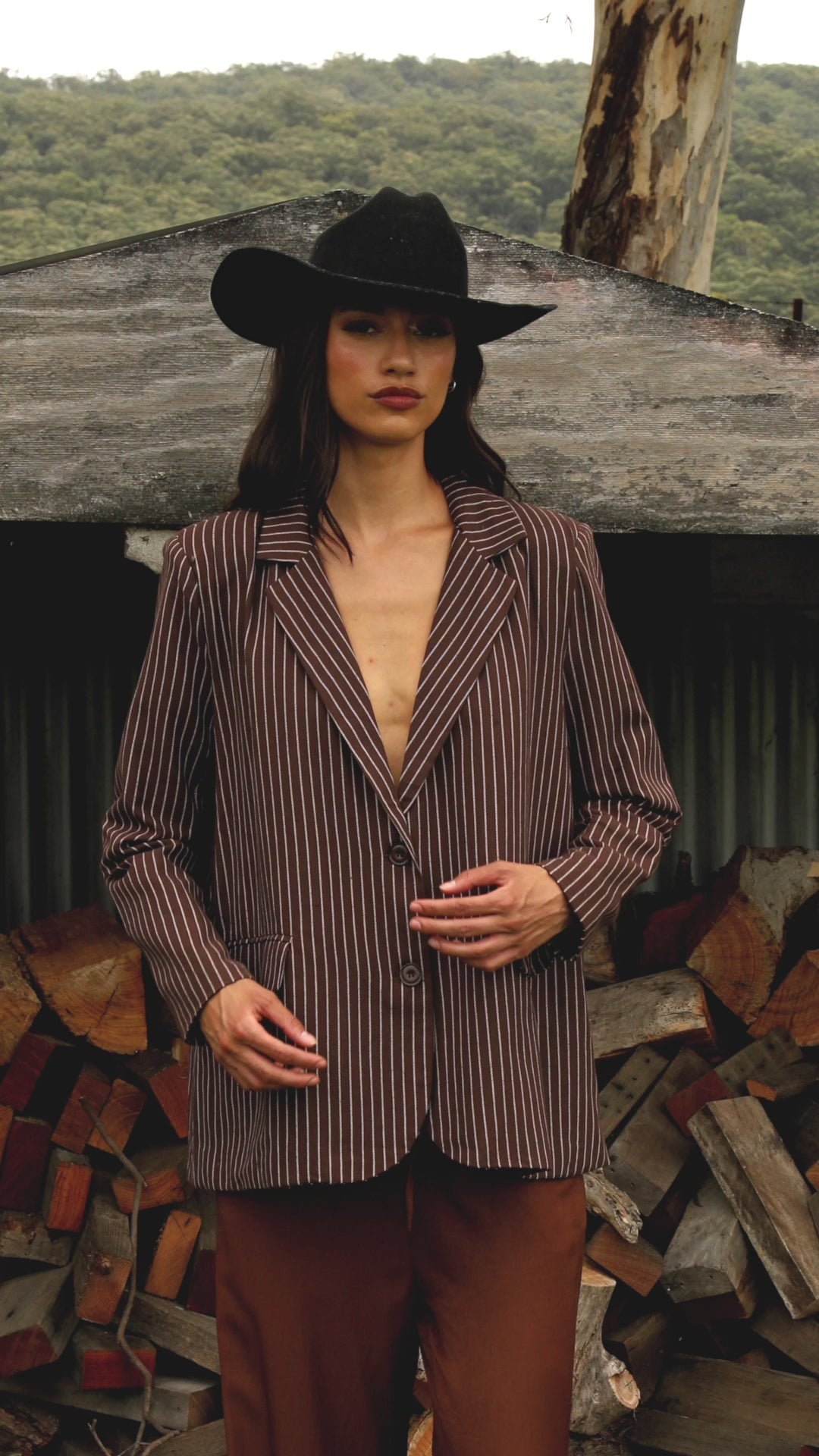 Fearless Pinstripe Blazer