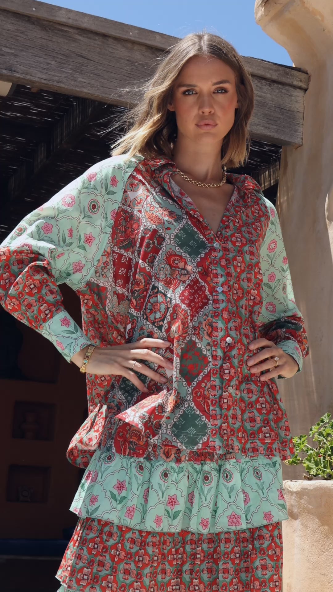 Soiree Garden Shirt - Joy