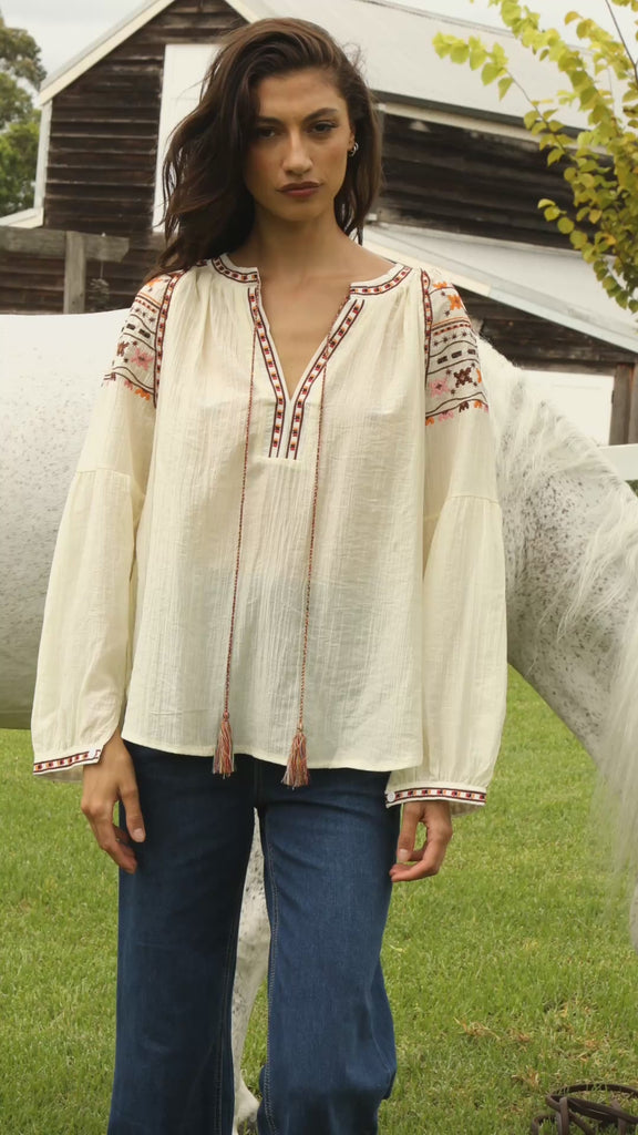 Eve Embroidered Blouse