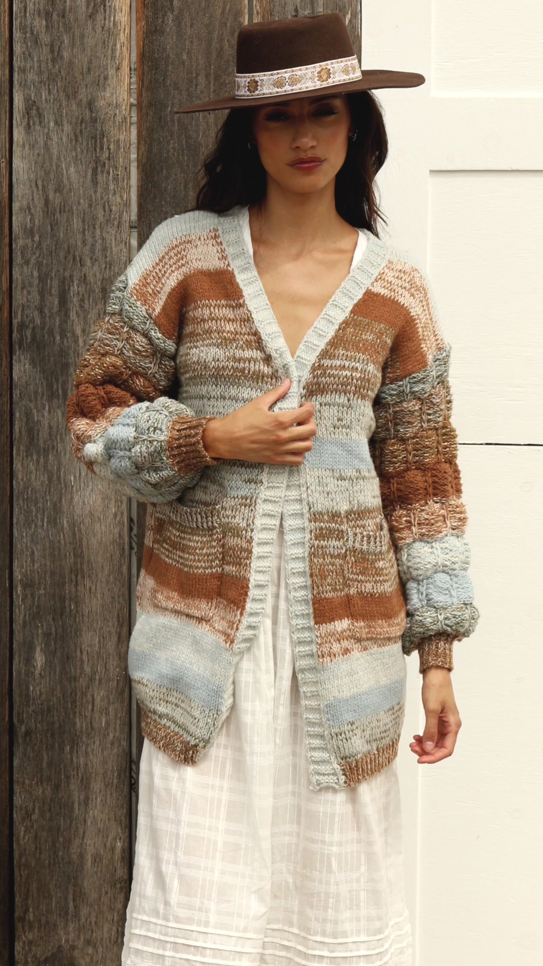 Riverbend Stripe Cardi