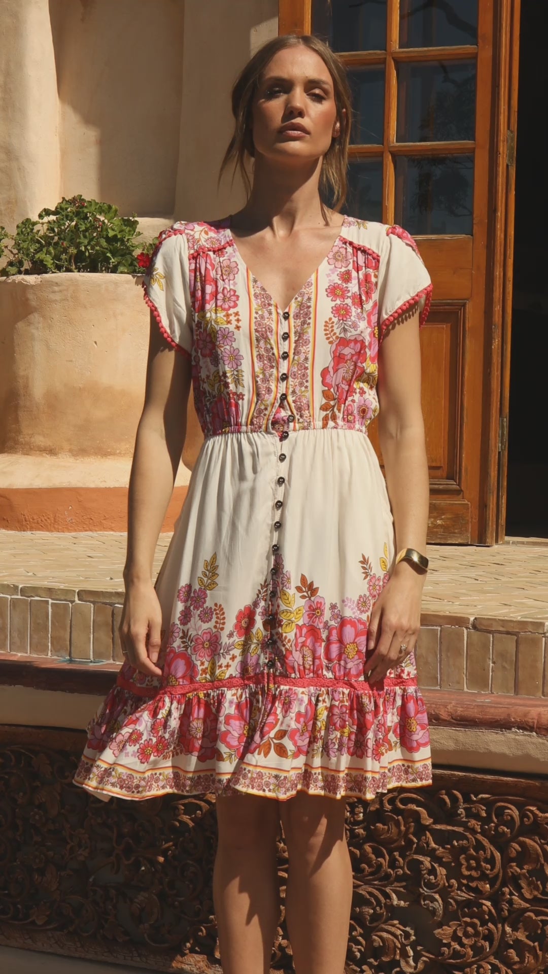 Mari Mini Dress - Fiesta Floral