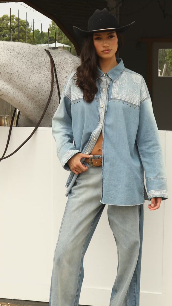 Untamed Denim Shirt